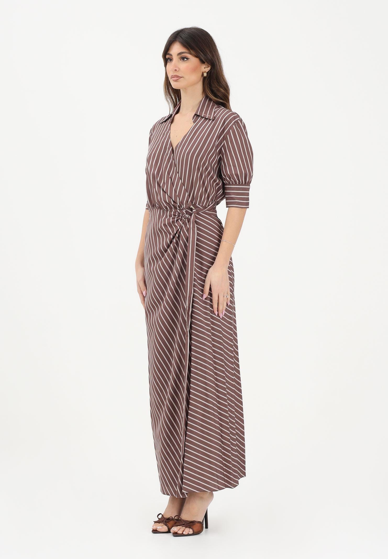 PINKO Abito lungo ALEXANDRA marrone da donna 106669A33Q LN1 PINKO