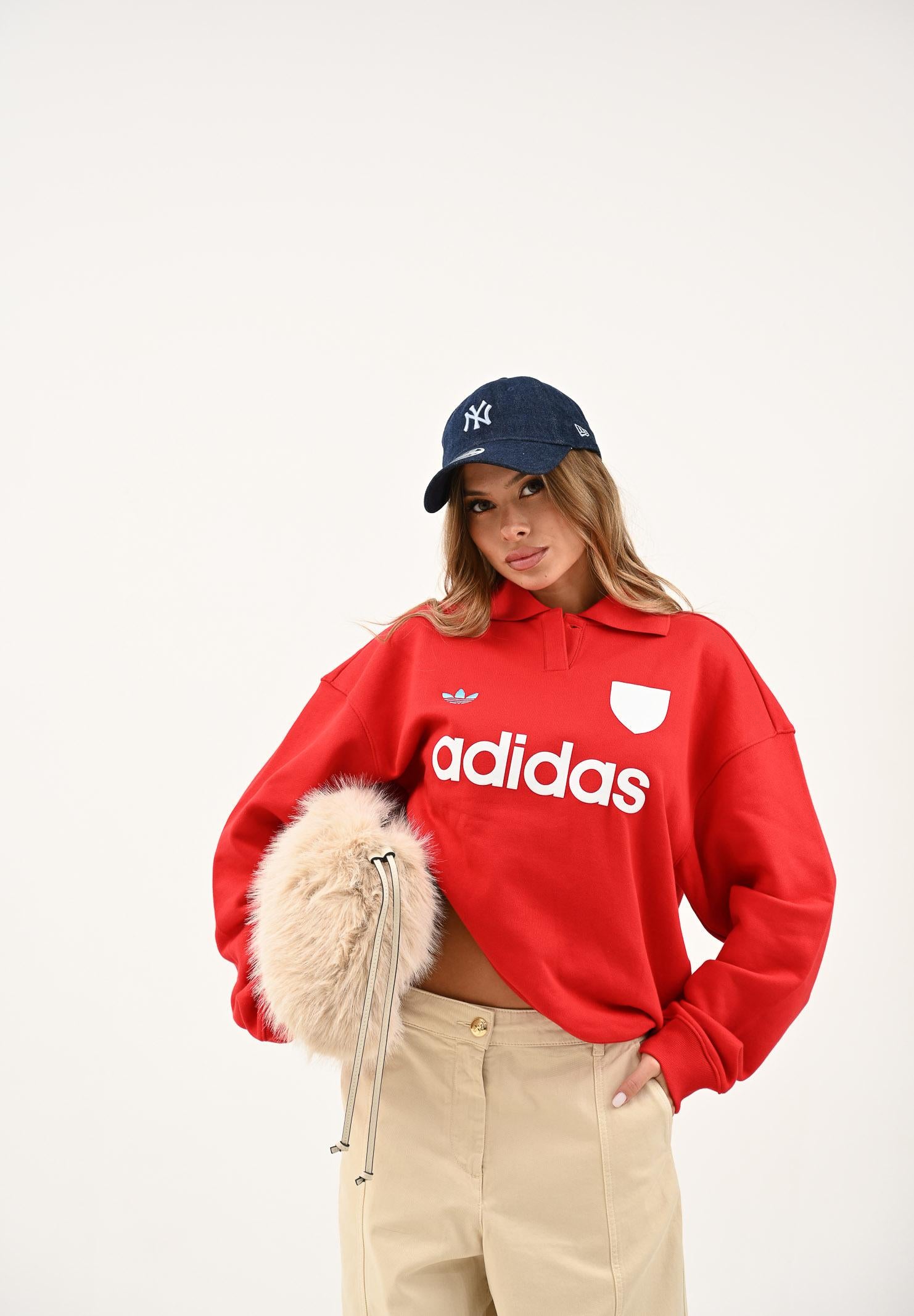 NEW ERA Cappello con visiera 9TWENTY New York Yankees in denim scuro per uomo e donna 60667484 NEW ERA