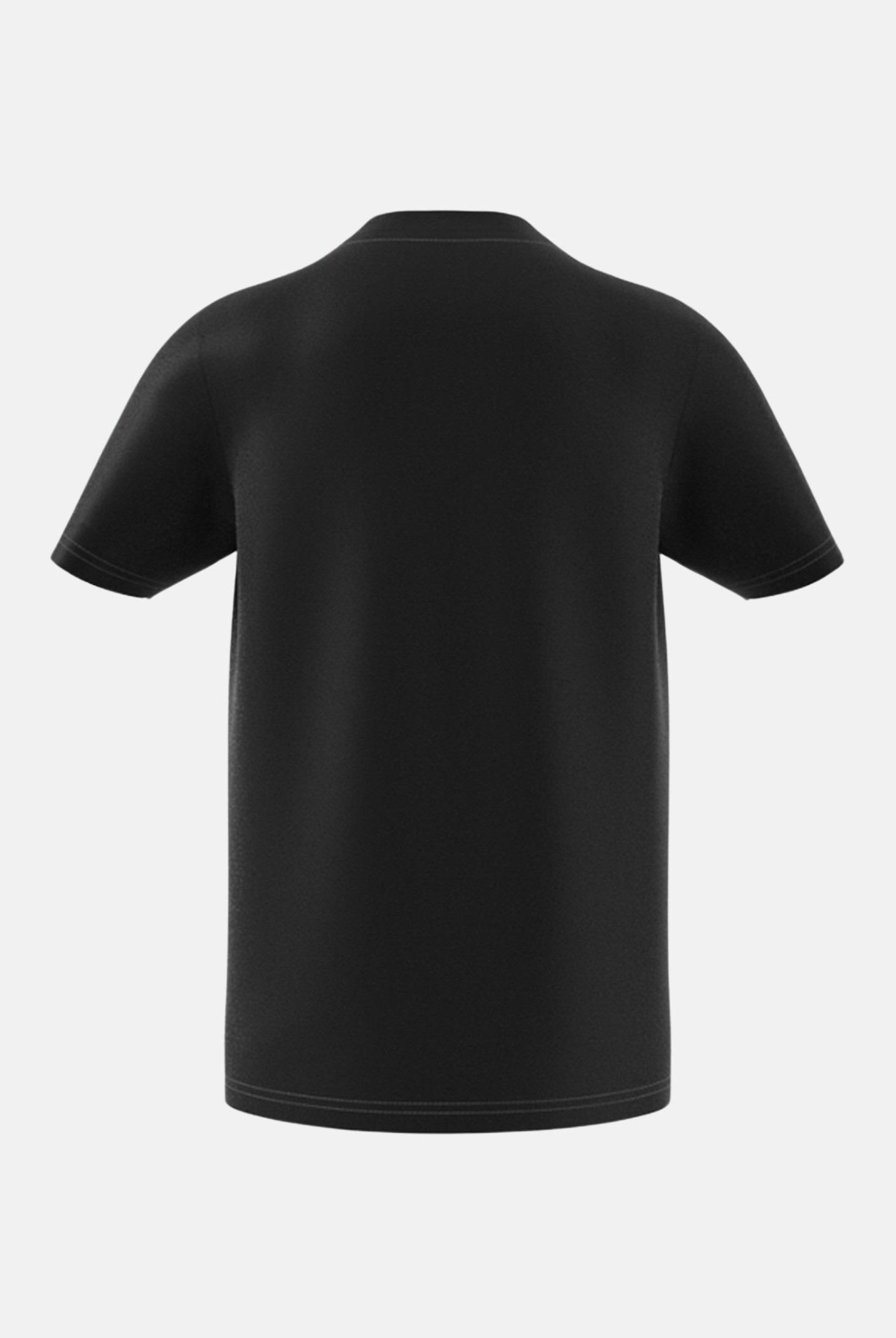 ADIDAS ORIGINALS T-shirt a manica corta nera per bambino e bambina con ricamo logo IW3495 . ADIDAS ORIGINALS