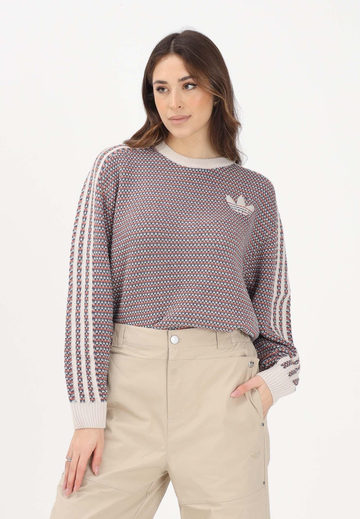 ADIDAS ORIGINALS Maglioncino girocollo Holiday Pack Knit multicolore per uomo e donna KQ6292 . ADIDAS ORIGINALS
