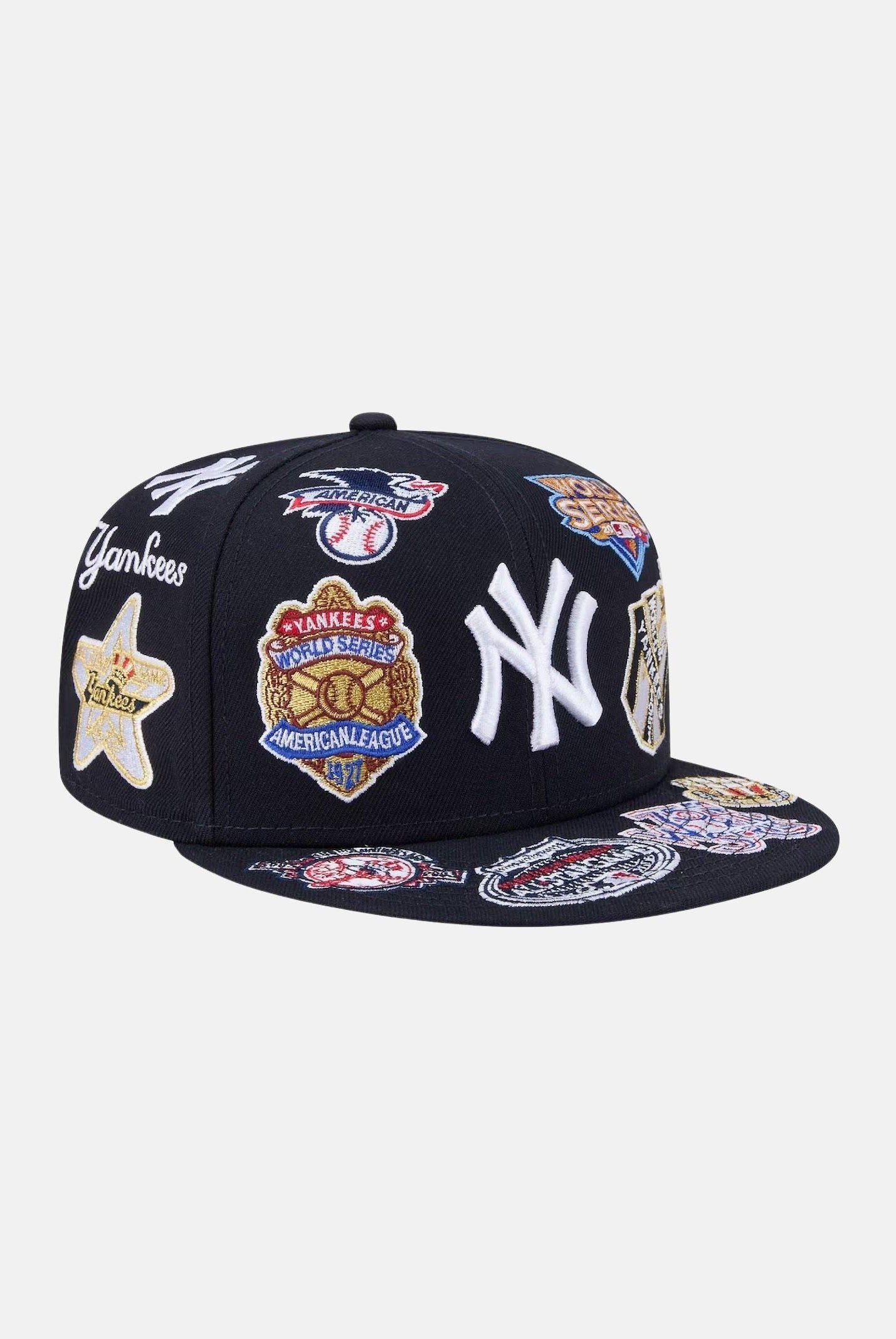 NEW ERA Cappello con visiera New York Yankees MLB All Over Team 59FIFTY blu da uomo 60803445 . NEW ERA