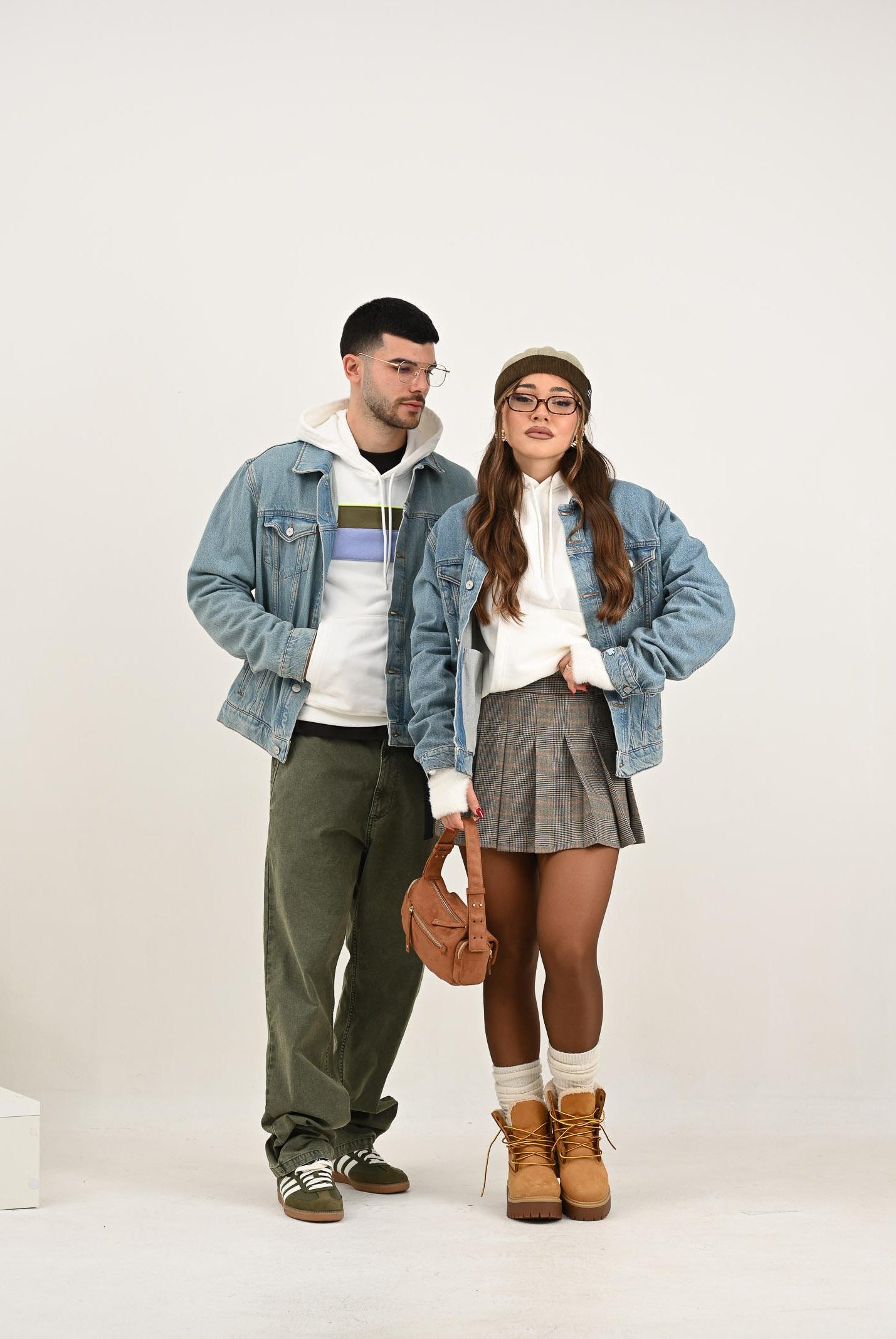 LACOSTE Giubbotto di jeans Crocodile in denim chiaro da uomo BH8982 MKU LACOSTE