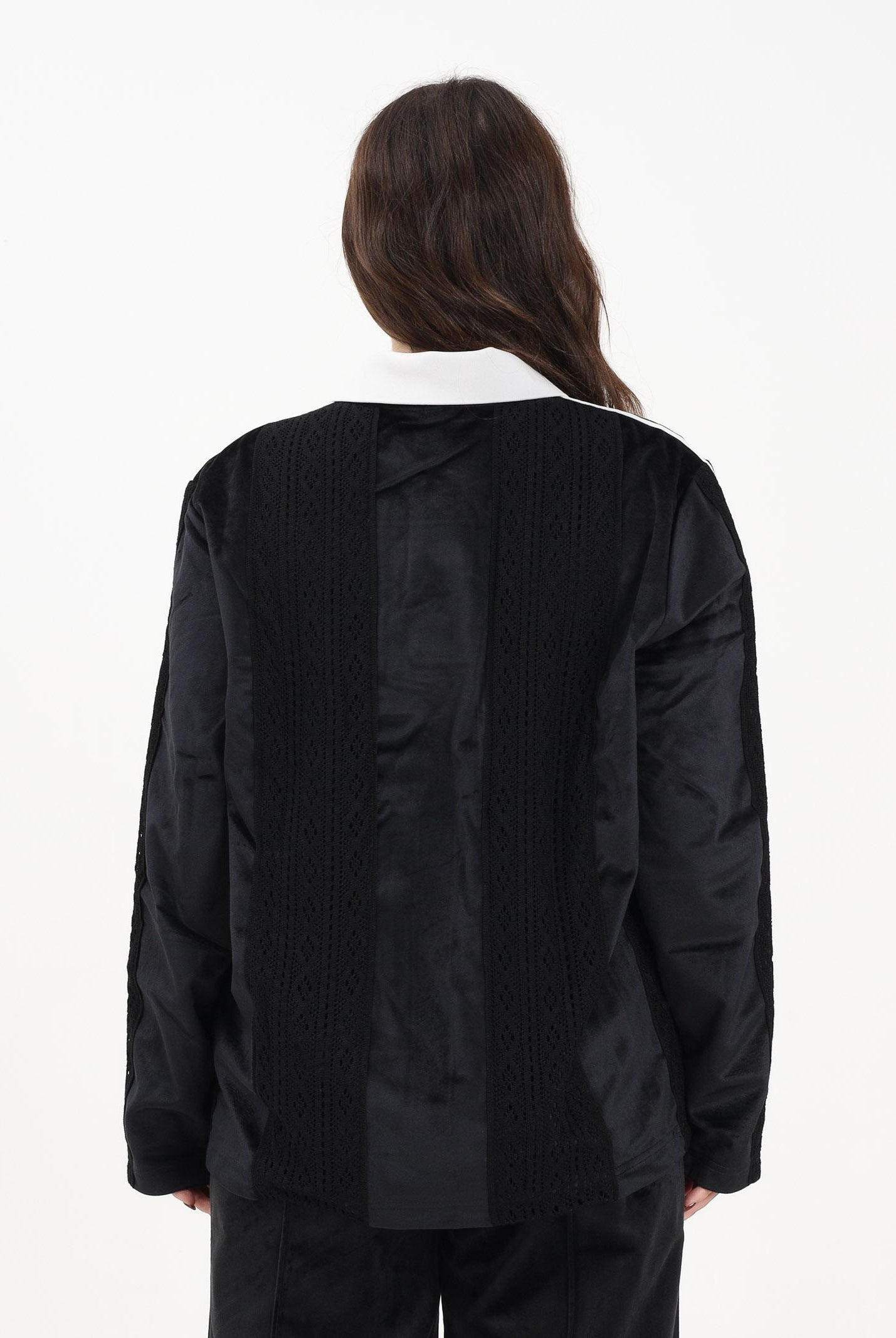 ADIDAS ORIGINALS Polo a manica lunga WINTERISED LONGSLEEVE SOCCER JERSEY nera da donna KR7652 . ADIDAS ORIGINALS