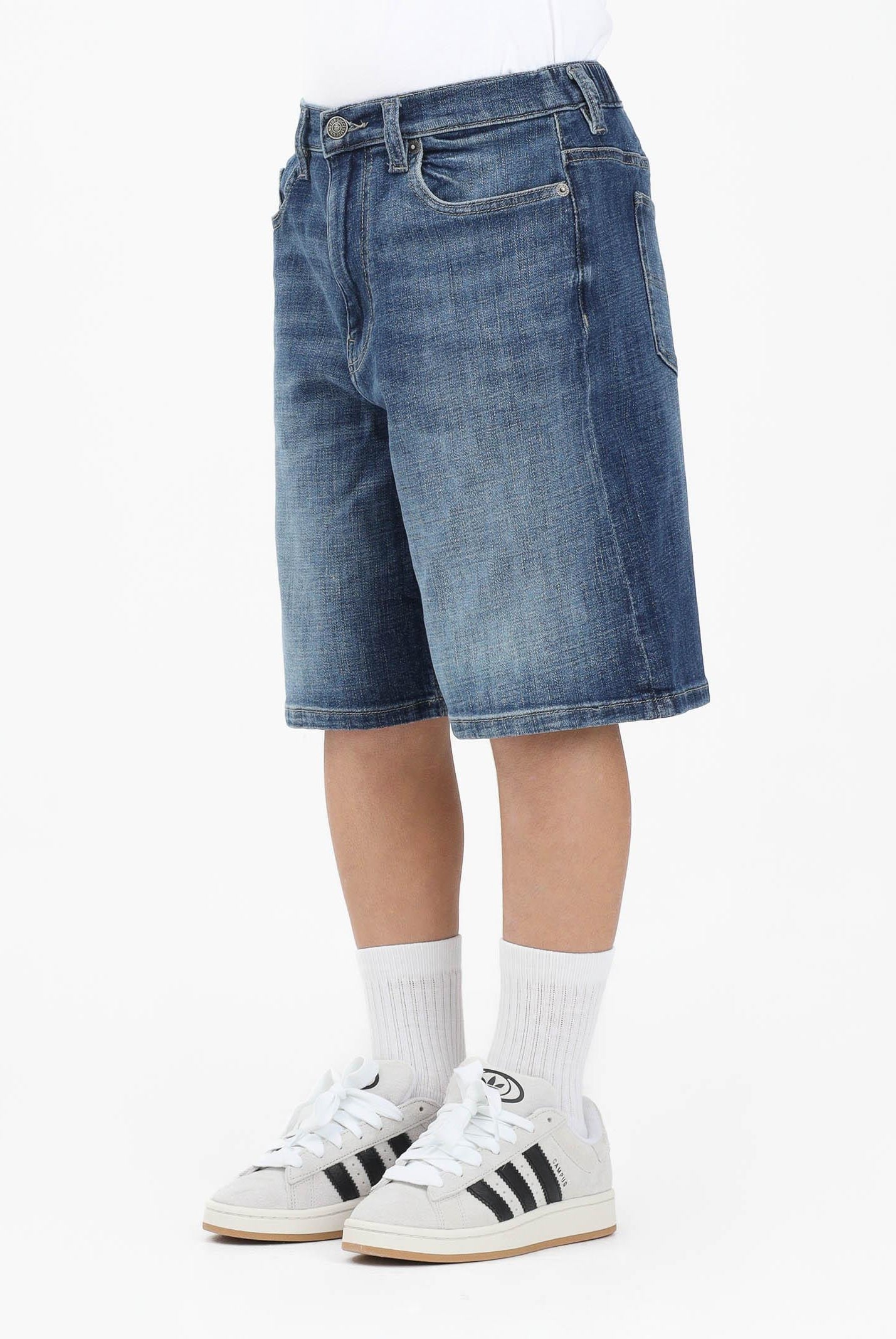 DIESEL Bermuda in denim medio per donna, ragazzi e bambini J02548KXBSC K01 DIESEL