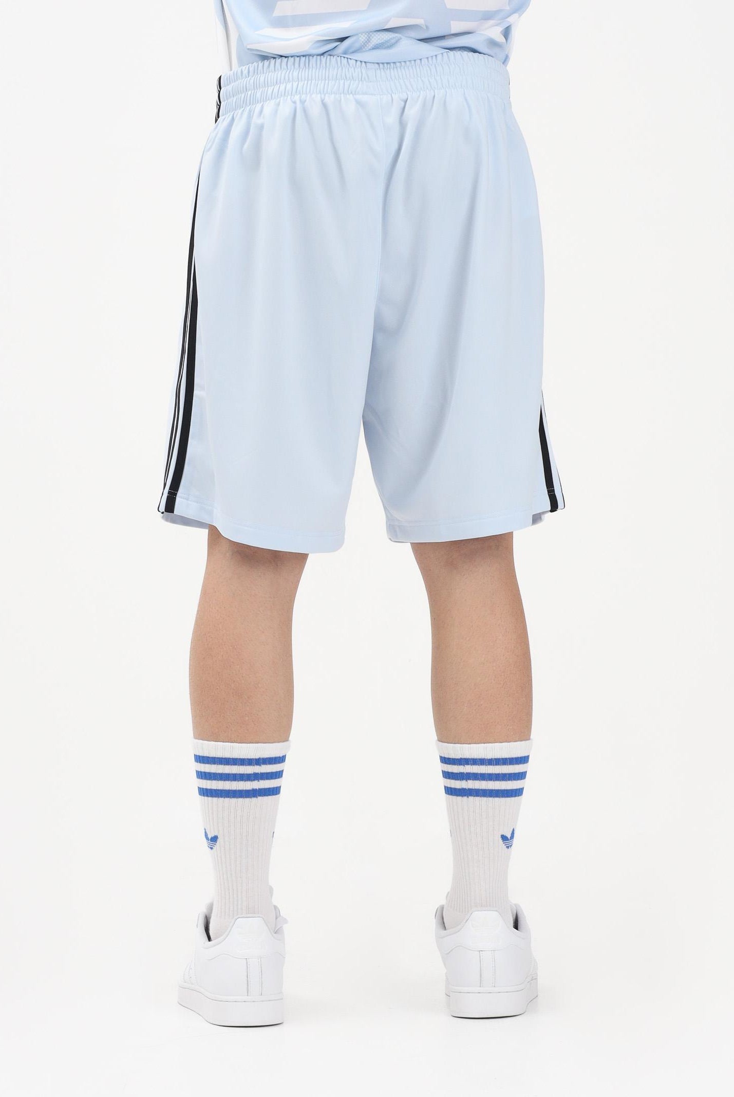 ADIDAS ORIGINALS Shorts sportivo FIREBIRD celeste da uomo KD0443 . ADIDAS ORIGINALS