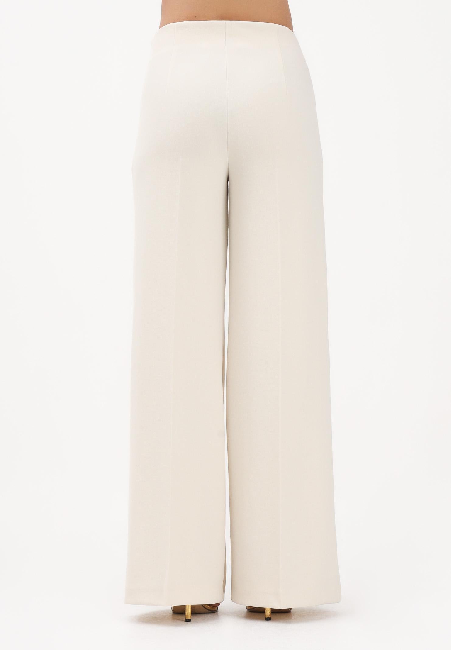VICOLO Pantalone elegante burro da donna dal taglio palazzo TAB0259 ABU04 VICOLO