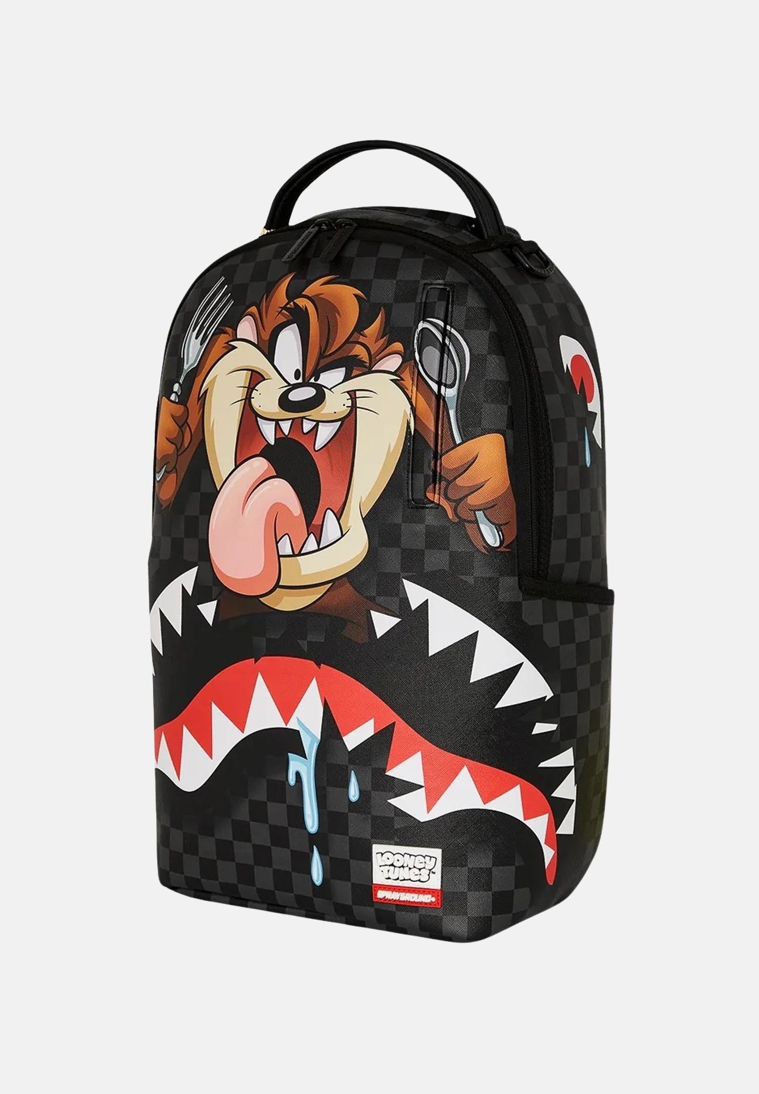 SPRAYGROUND Zaino Taz Shark Bite Bag nero per uomo e donna 910B7785NSZ SPRAYGROUND