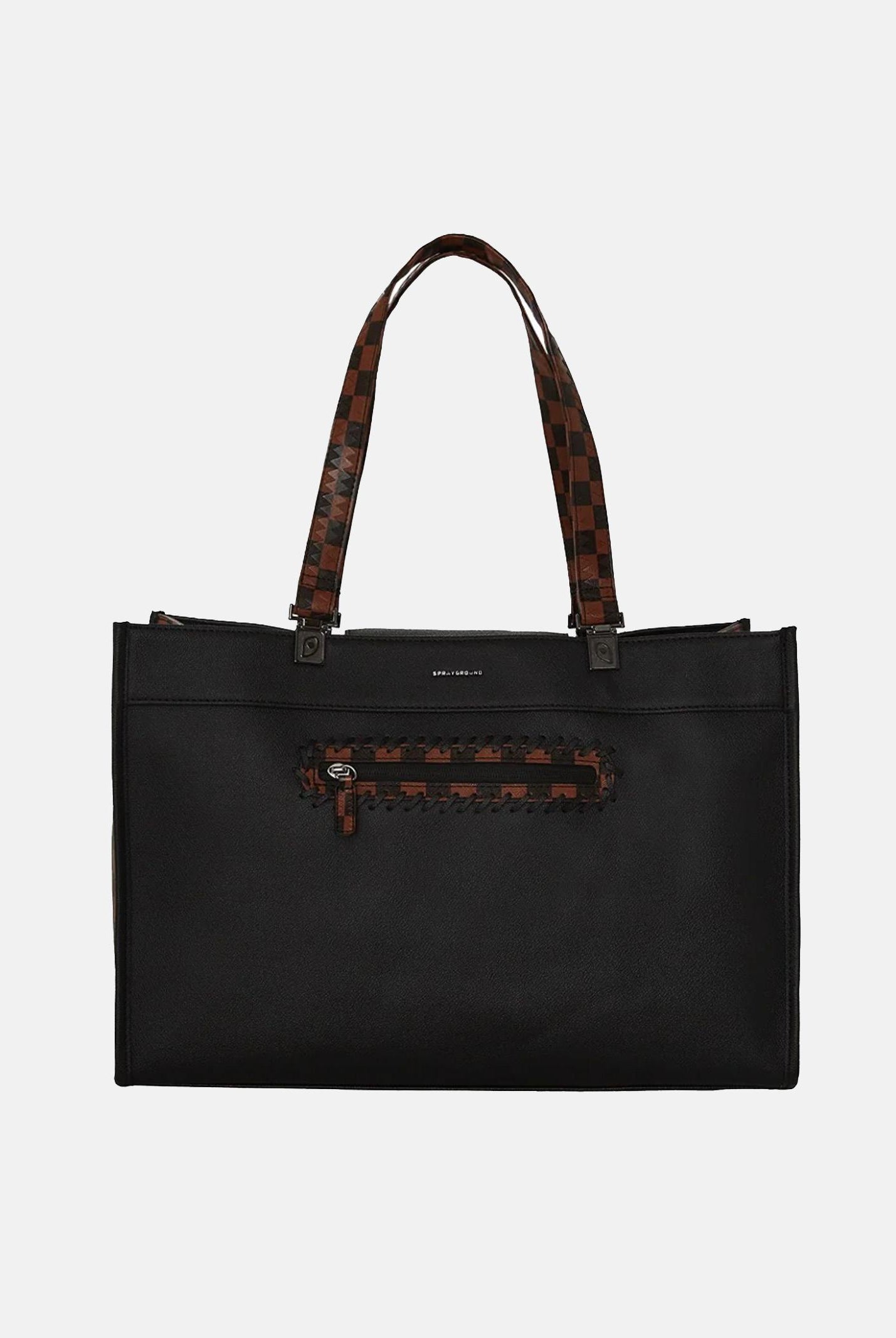 SPRAYGROUND Shopper Dose Of Check Deux Tortuga nera da donna 910T8020NSZ . SPRAYGROUND