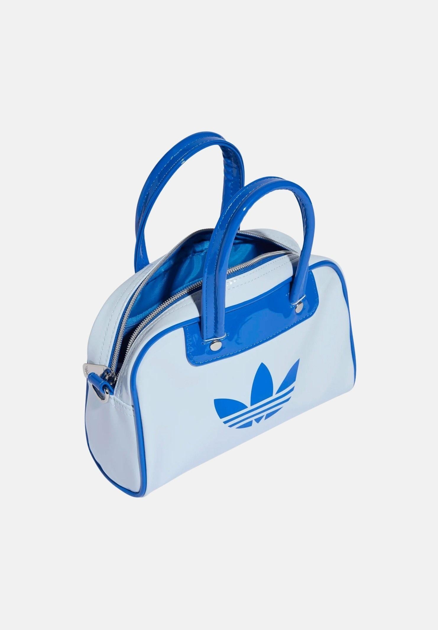 ADIDAS ORIGINALS Borsa a mano Adicolor Mini Bowling azzurra da donna KC9044 . ADIDAS ORIGINALS