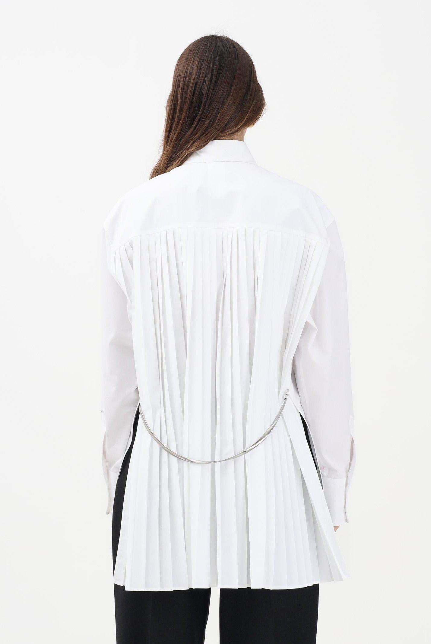 SPORTMAX Camicia over SPXNESPOLA bianca da donna 2612191031600 001 SPORTMAX