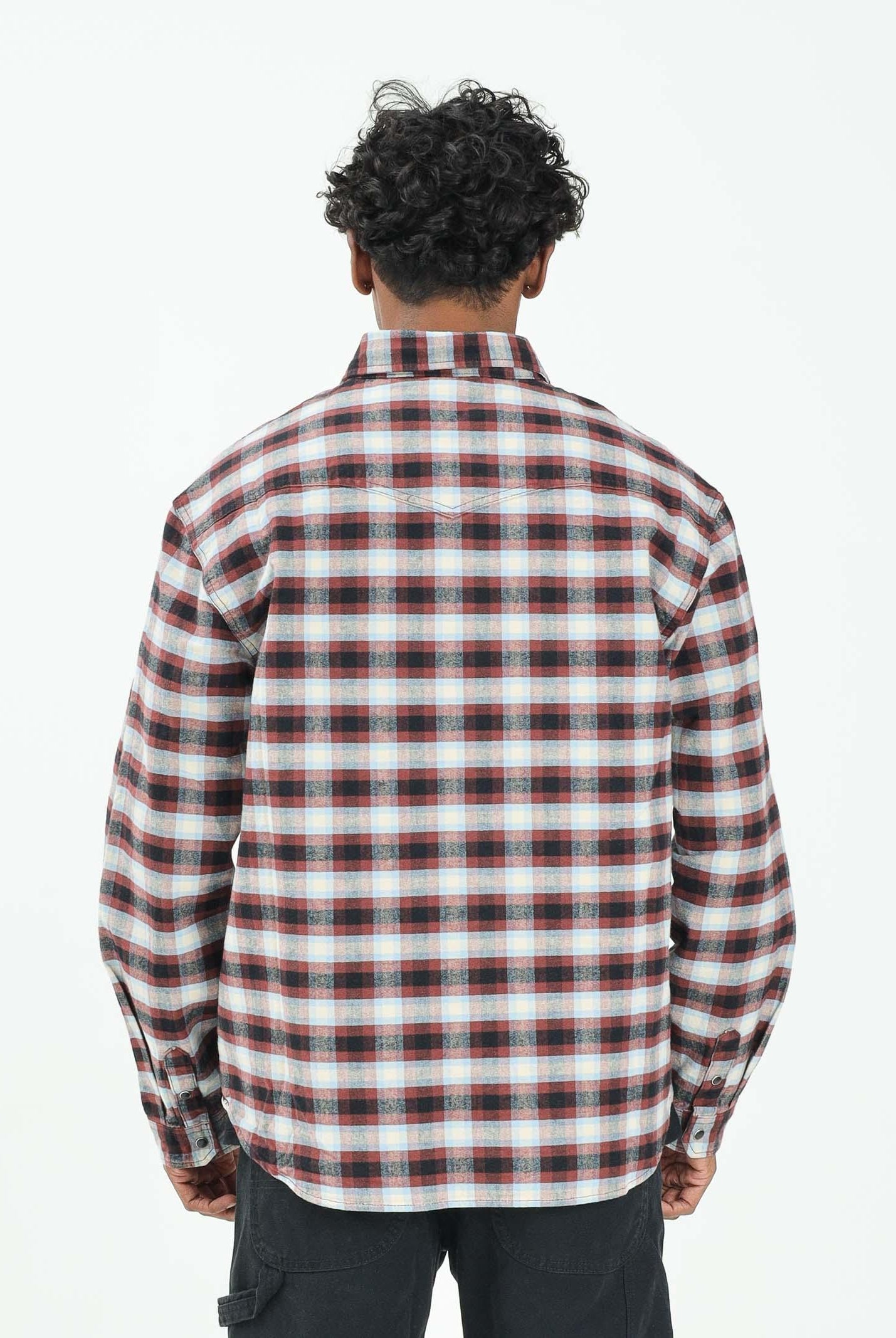 DICKIES Camicia a manica lunga JOHNSONVILLE nera da uomo DK0A87PWBLK1 DIckies