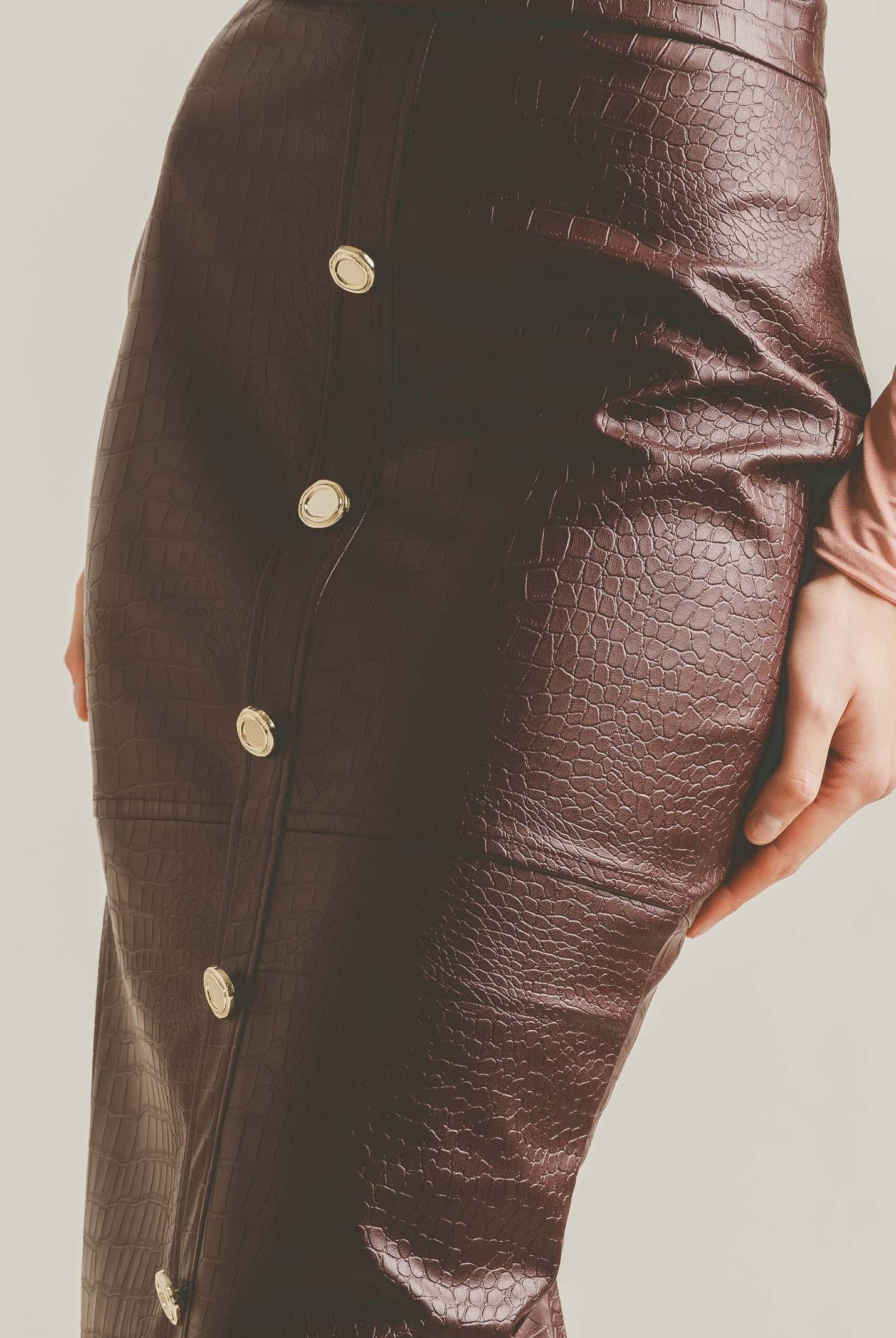 SANTAS Gonna midi BELLE ÉTOILE bordeaux da donna PV2610 BO SANTAS