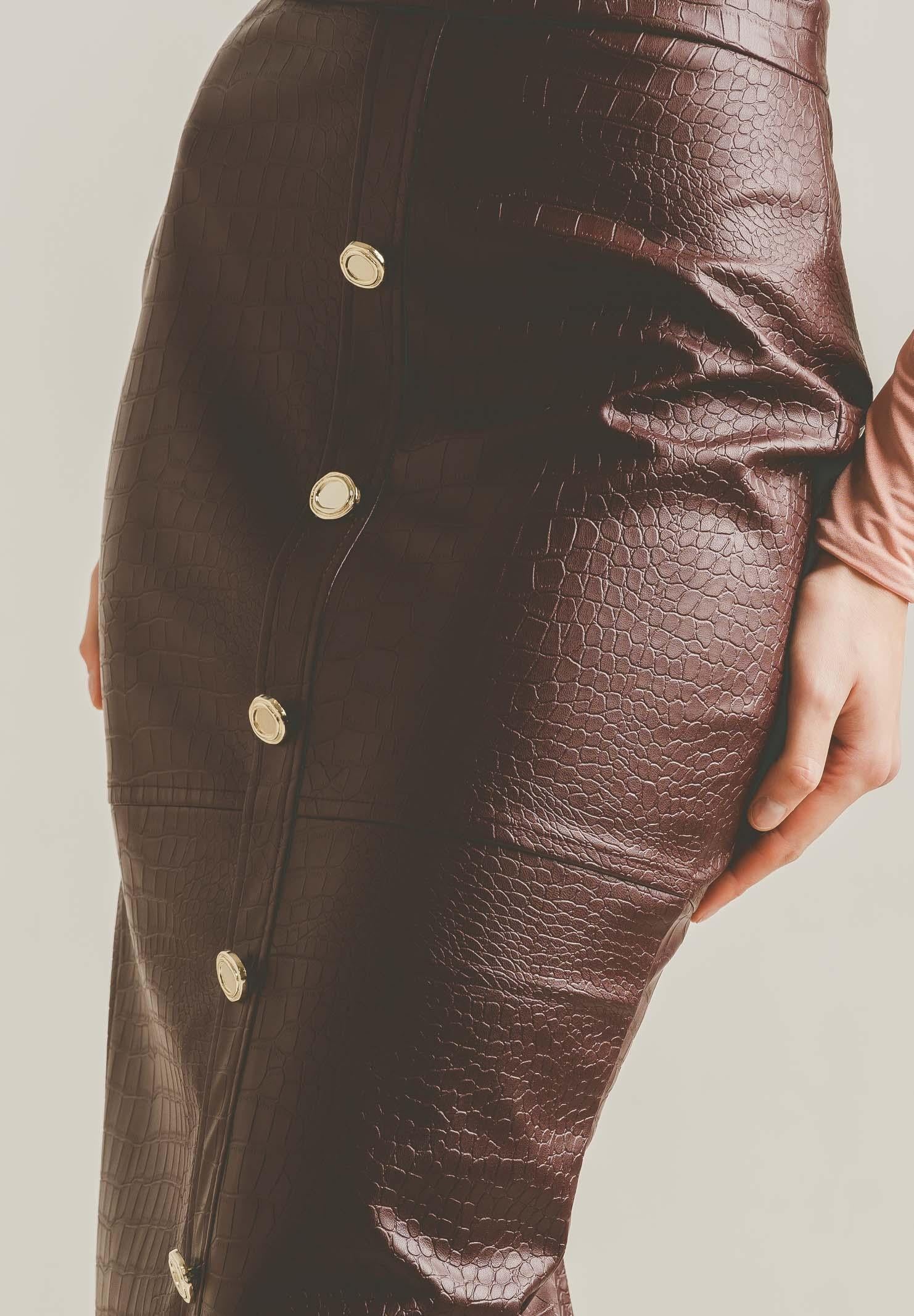 SANTAS Gonna midi BELLE ÉTOILE bordeaux da donna PV2610 BO SANTAS