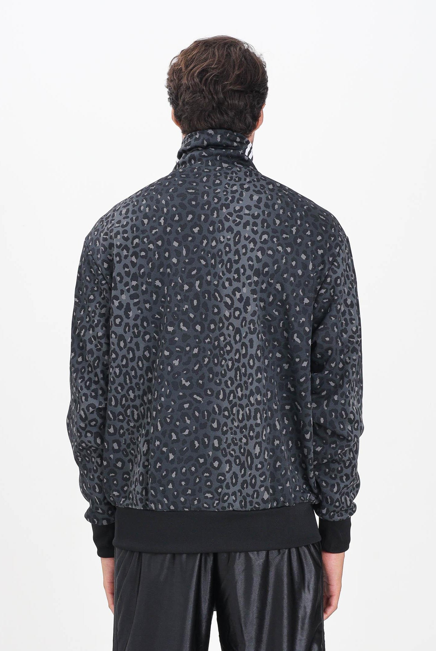 ADIDAS ORIGINALS Felpa con zip Firebird Loose Leo nera da uomo JV7579 ADIDAS ORIGINALS