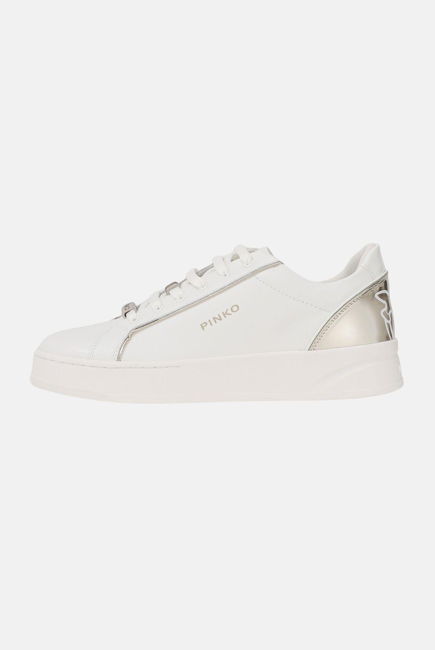 PINKO Sneakers bianche da donna arricchite da dettagli luminosi SS0131P001ZX8 ZX8 PINKO