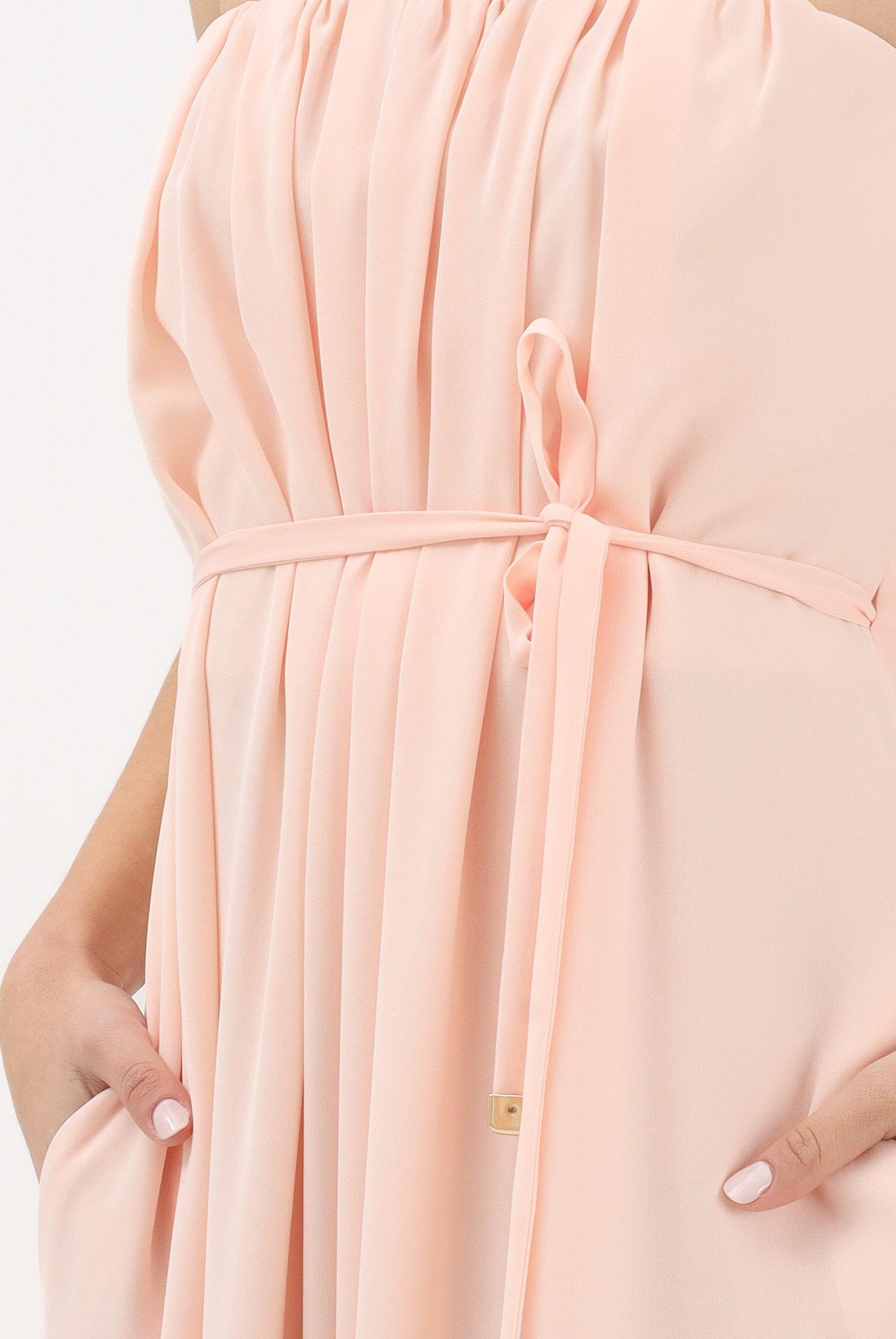 MAX MARA Abito lungo rosa cipria da donna 2616221014600 015 MAX MARA