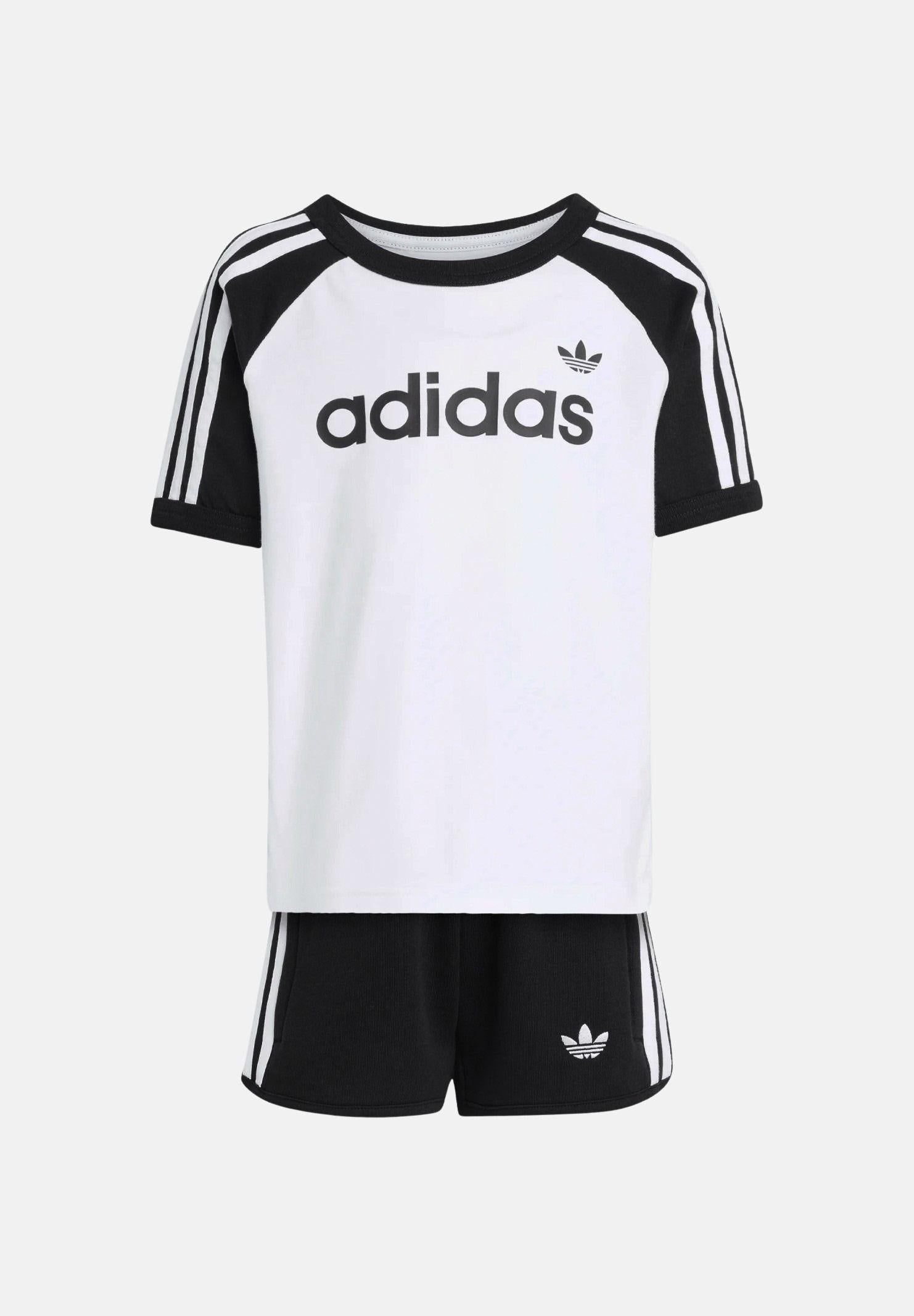ADIDAS ORIGINALS Completino Sprinter bianco e nero per bambino e bambina KD5777 . ADIDAS ORIGINALS