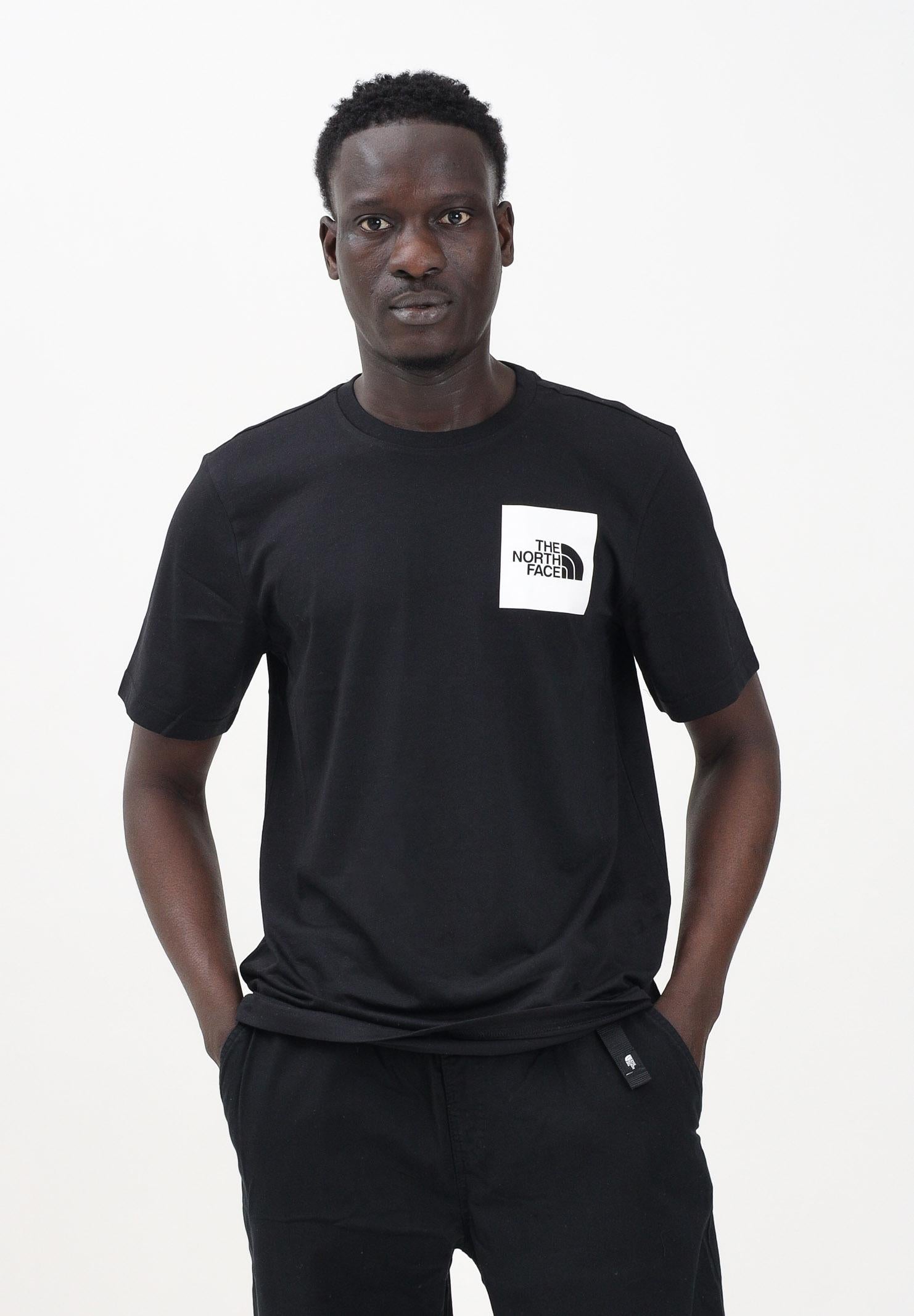 THE NORTH FACE T-shirt a manica corta Fine nera da uomo NF0A8A6MJK31 . THE NORTH FACE