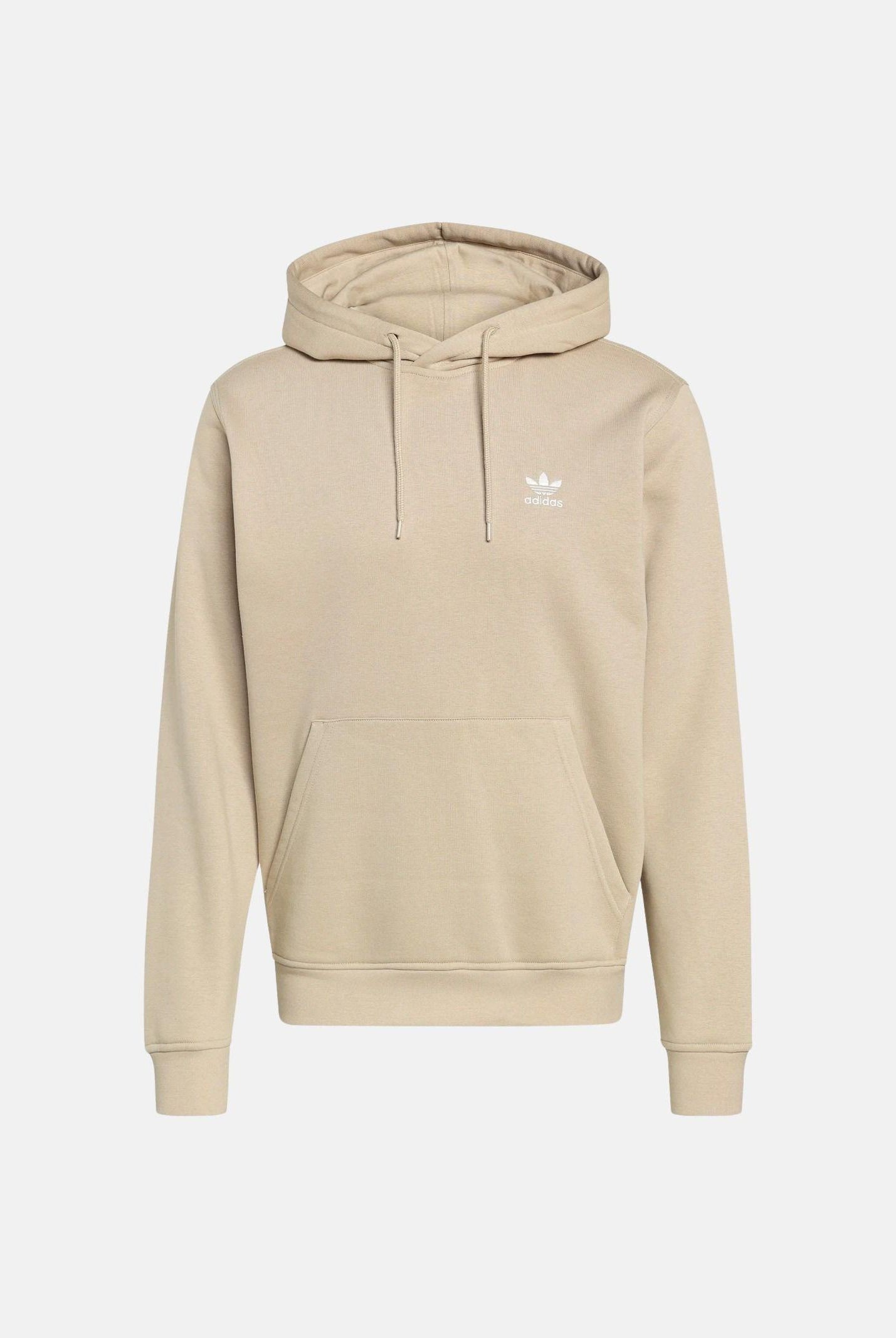 ADIDAS ORIGINALS Felpa con cappuccio TREFOIL ESSENTIALS beige da uomo KE1187 . ADIDAS ORIGINALS