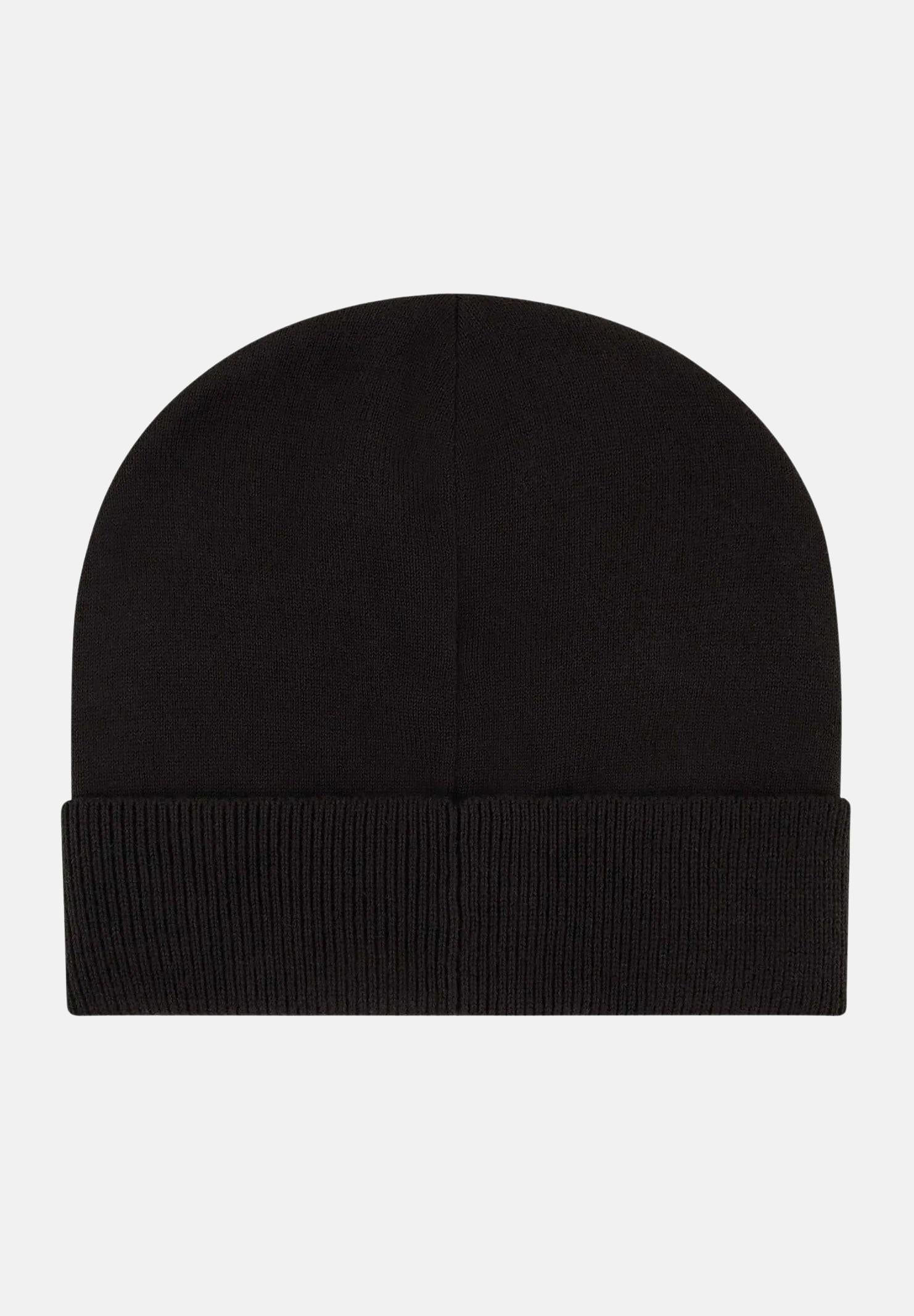 EA7 Berretto di lana nero da uomo con logo 7X000006AF11994 MC008 EA7