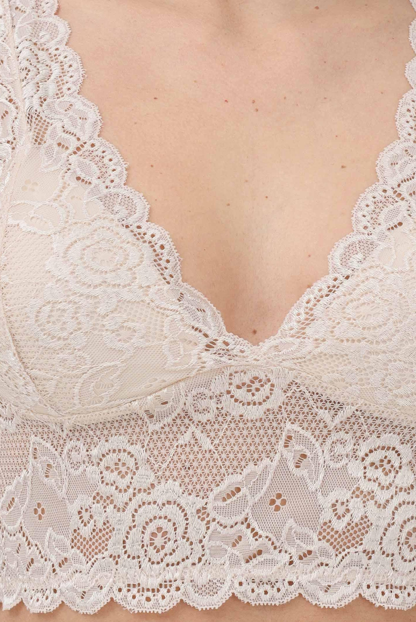 ONLY Bralette panna da donna 15107599 PETA ONLY