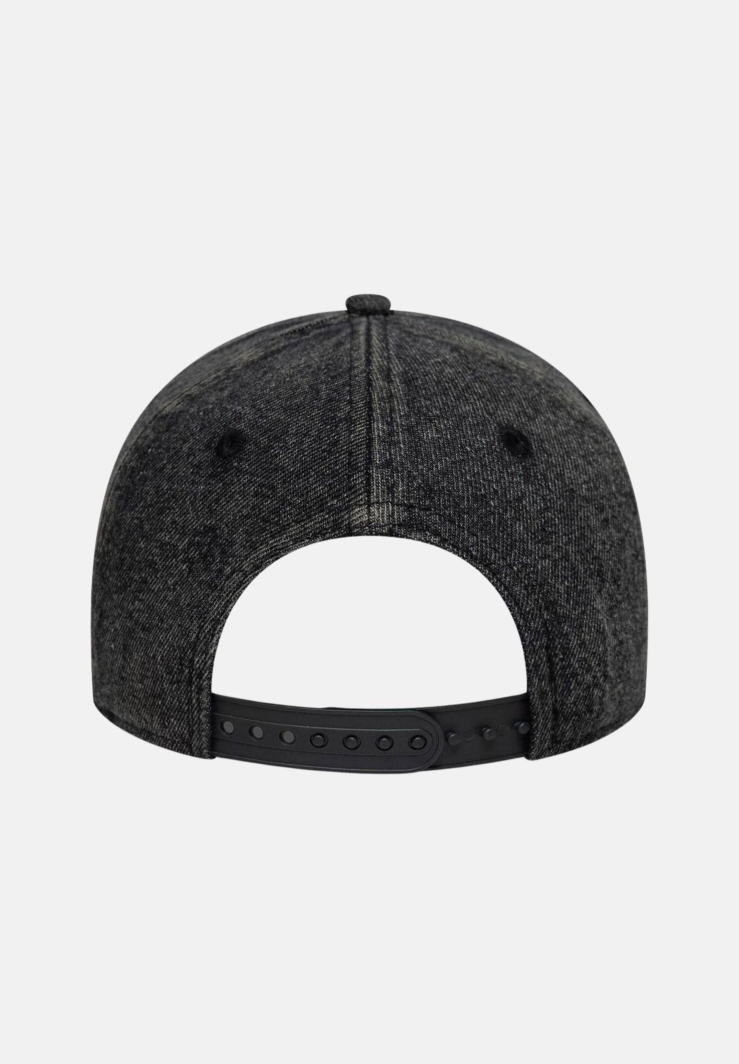 NEW ERA Cappello con visiera 9FORTY E-Crown LA Dodgers MLB in denim nero per uomo e donna 60771820 . NEW ERA