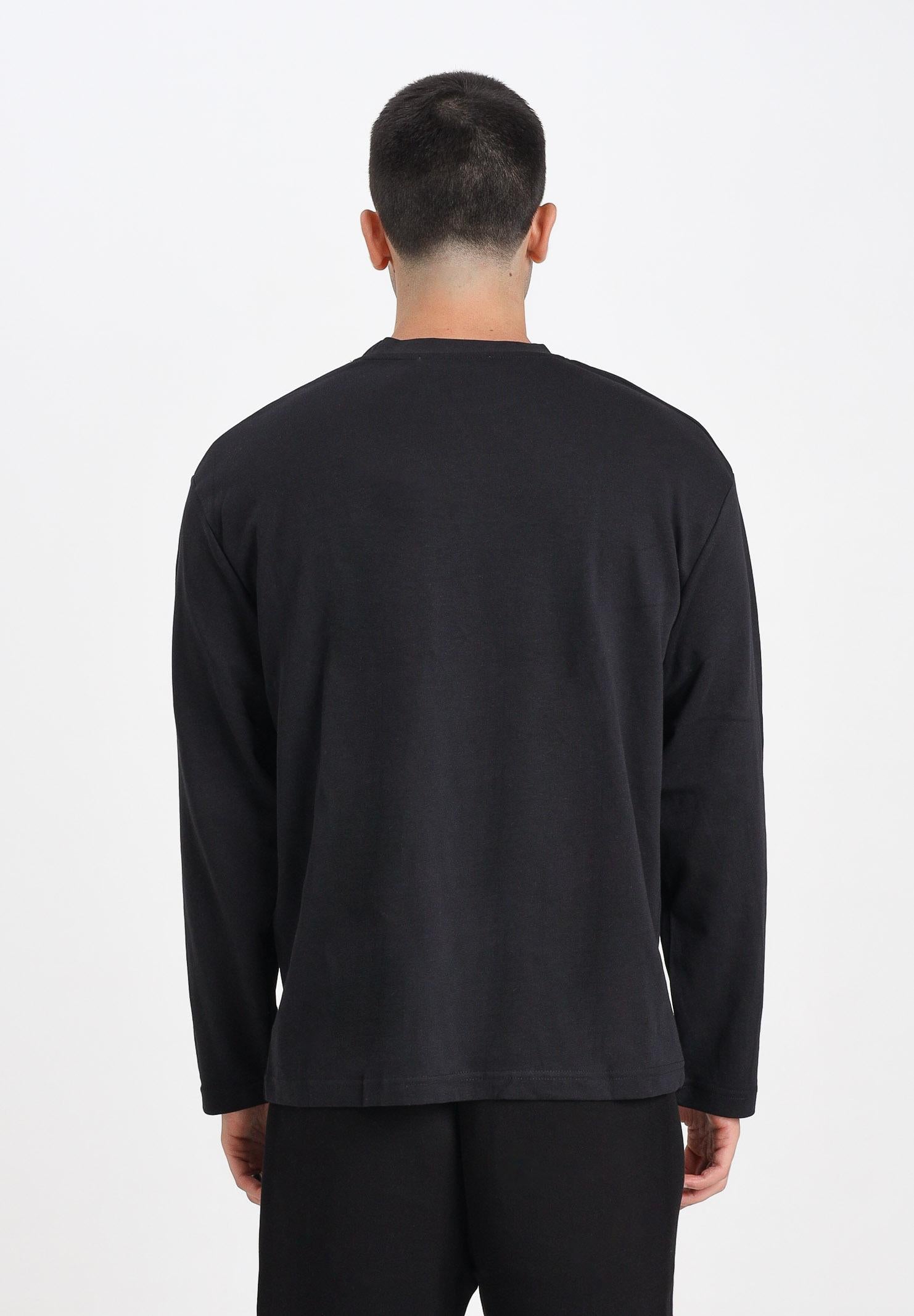 SELECTED HOMME T-shirt a manica lunga nera da uomo 16097847 Black SELECTED HOMME