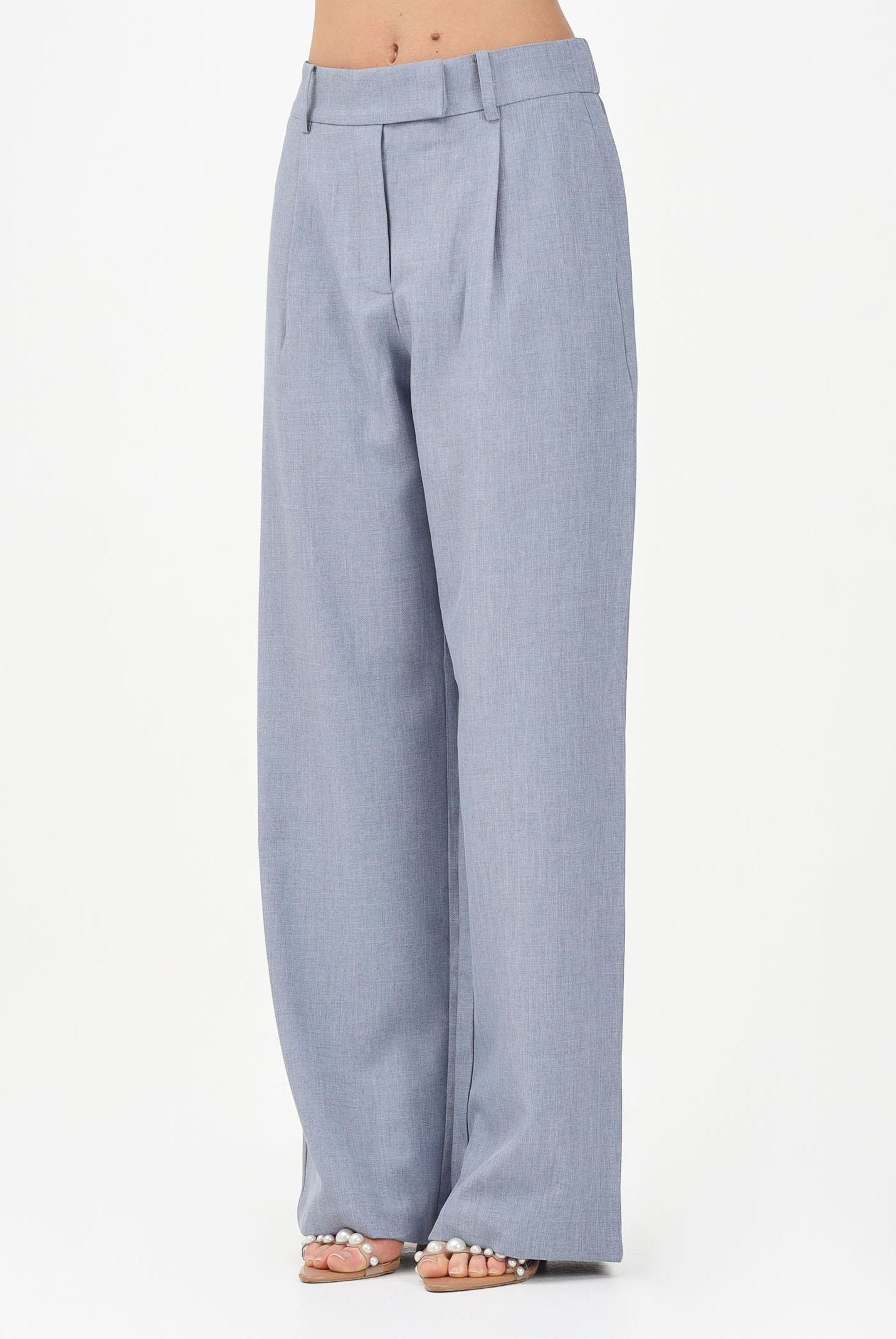 ONLY Pantalone elegante azzurro polvere da donna 15336761 VIIN ONLY