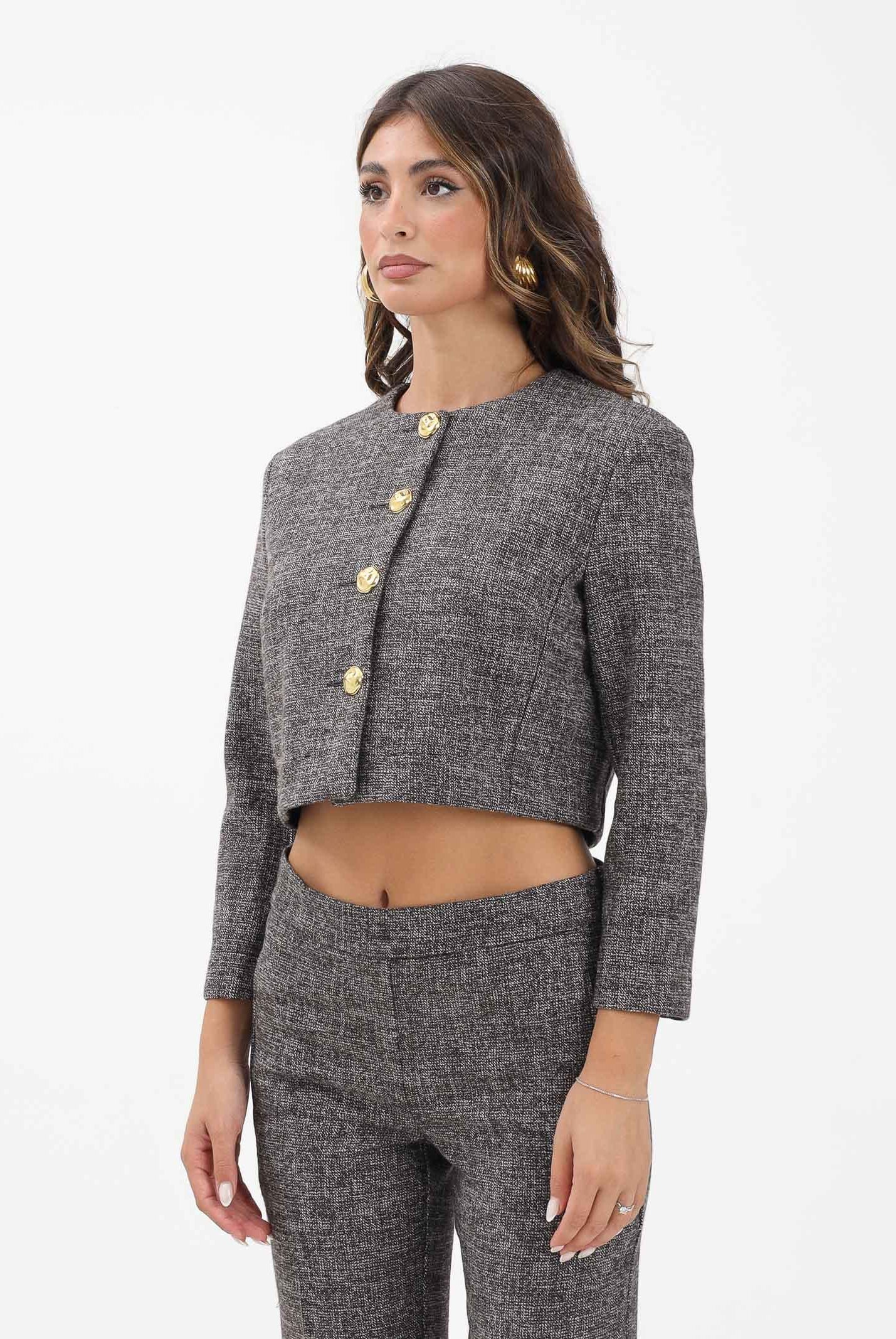 PINKO Giacca crop marrone da donna 105708A2QX ZM7 PINKO