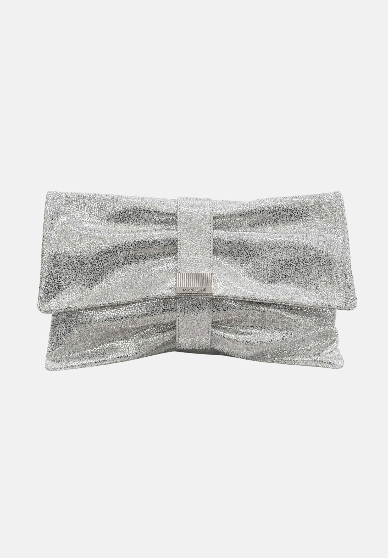 MARC ELLIS Pochette PEONIA-SUEDE-LUX argento da donna PEONIA-SUEDE-LUX SI MARC ELLIS
