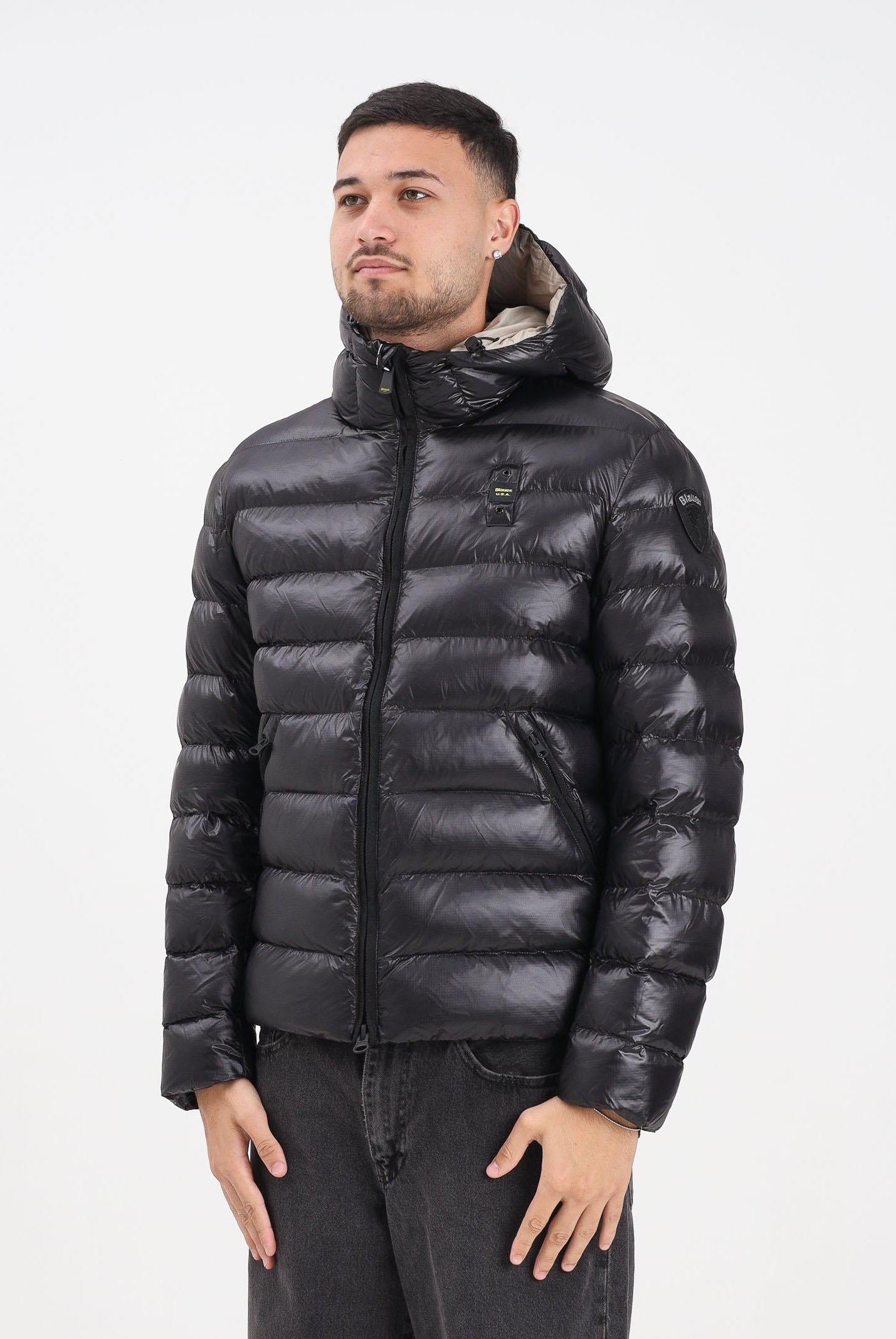 BLAUER Piumino ADAMS nero da uomo 25WBLUC02079-005958 999EI BLAUER