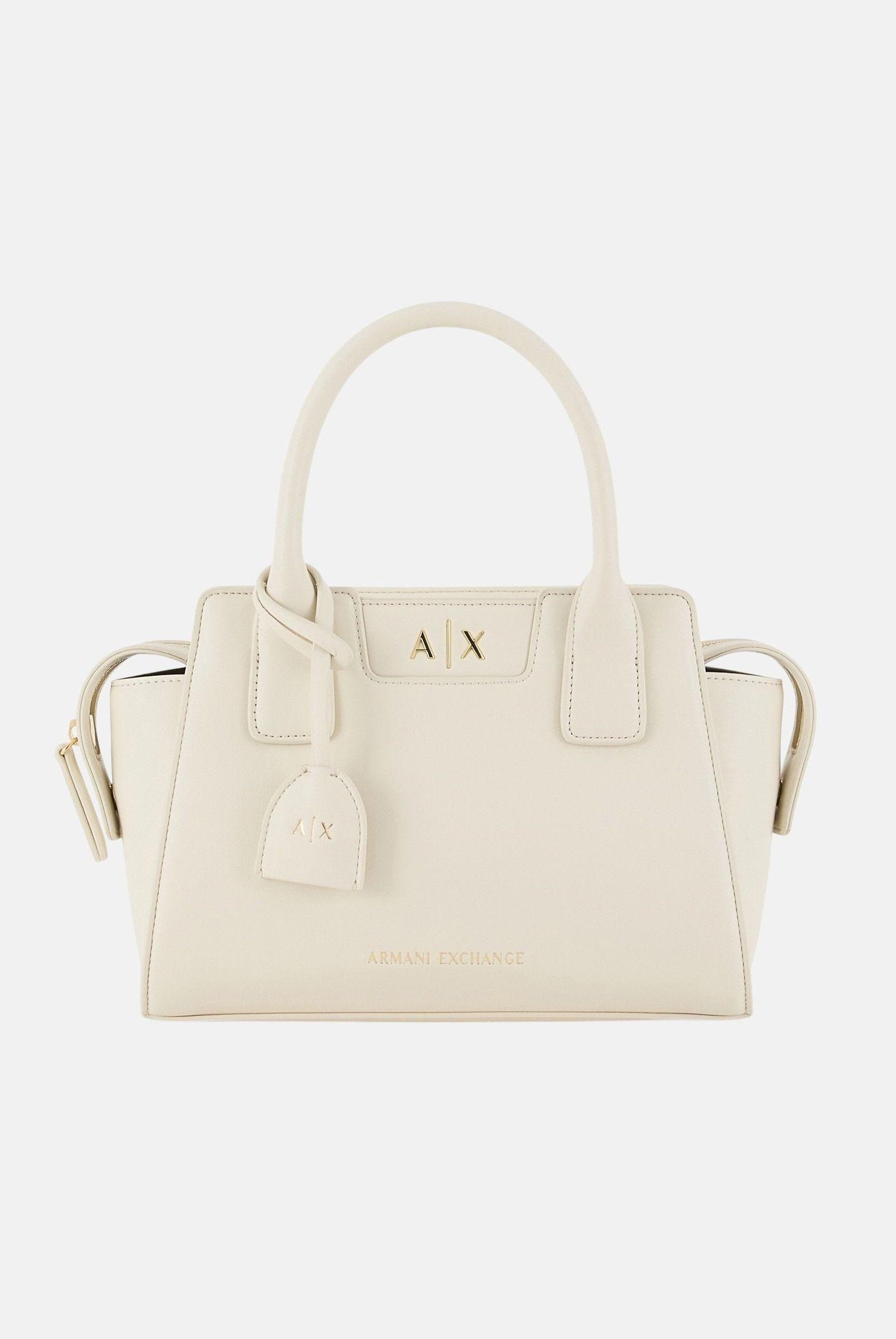 ARMANI EXCHANGE Borsa a mano panna da donna con logo XW002159AF19892 U1003 ARMANI EXCHANGE