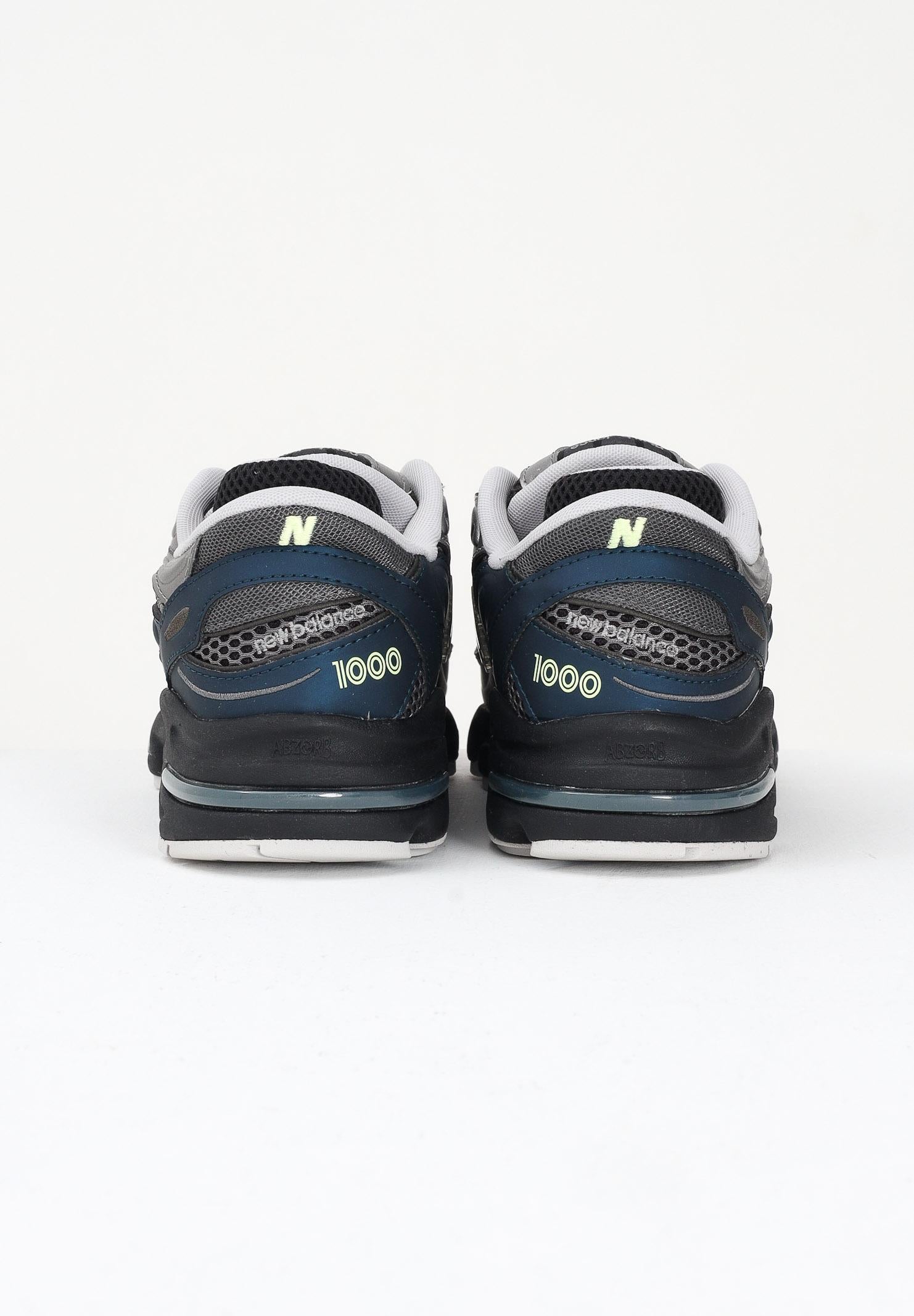 NEW BALANCE Sneakers 1000 ottanio e argento per uomo e donna M1000S . NEW BALANCE