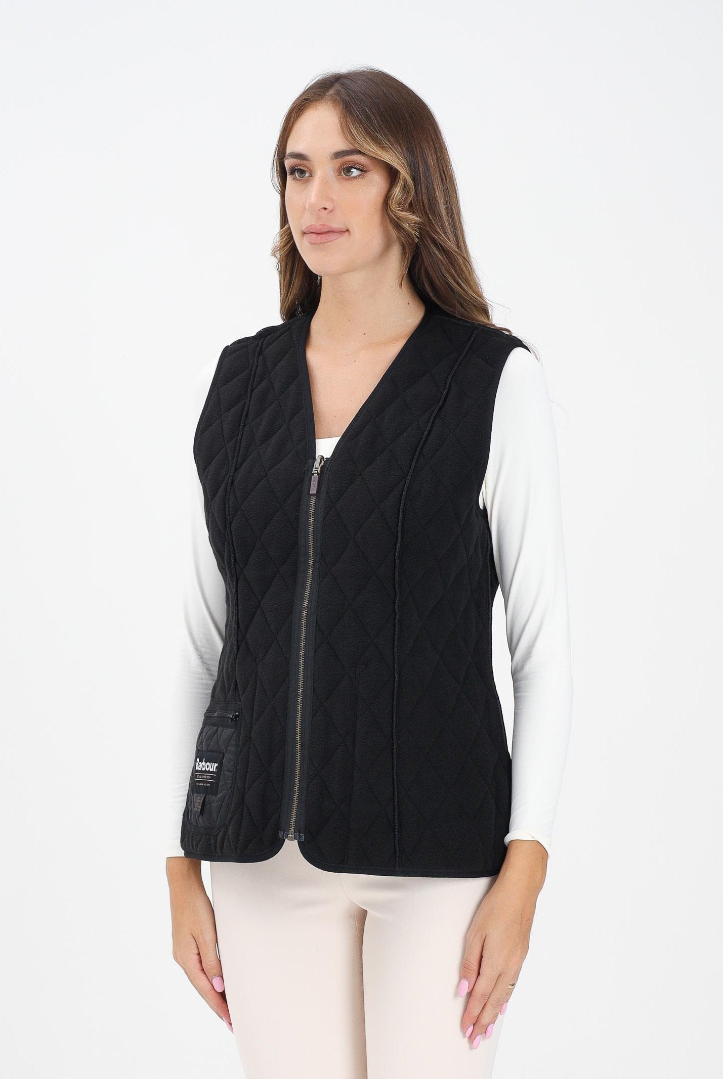 BARBOUR Smanicato Betty nero da donna da abbinare alla giacca Beadnell 252MLLI0003 BK11 BARBOUR