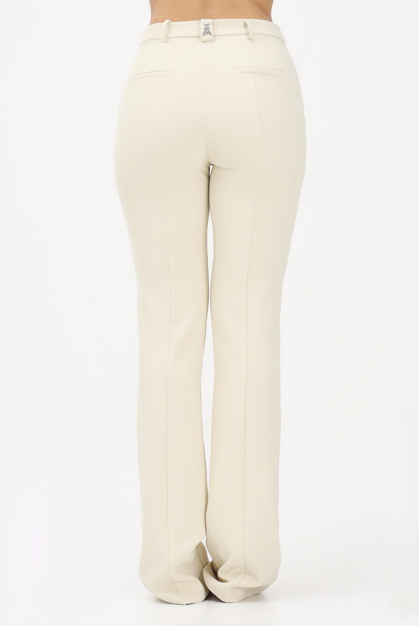 PATRIZIA PEPE Pantalone elegante crema da donna 2P1745A737 W418 PATRIZIA PEPE