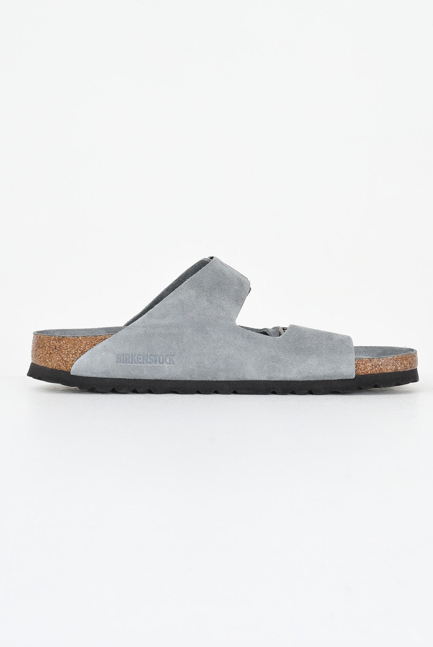 BIRKENSTOCK Ciabatte Arizona Suede grigio ardesia da uomo 1030912 . BIRKENSTOCK