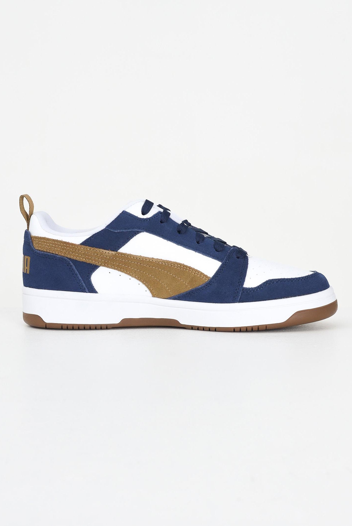 PUMA Sneakers Rebound V6 bianche, blu e senape da uomo 402262 07 PUMA
