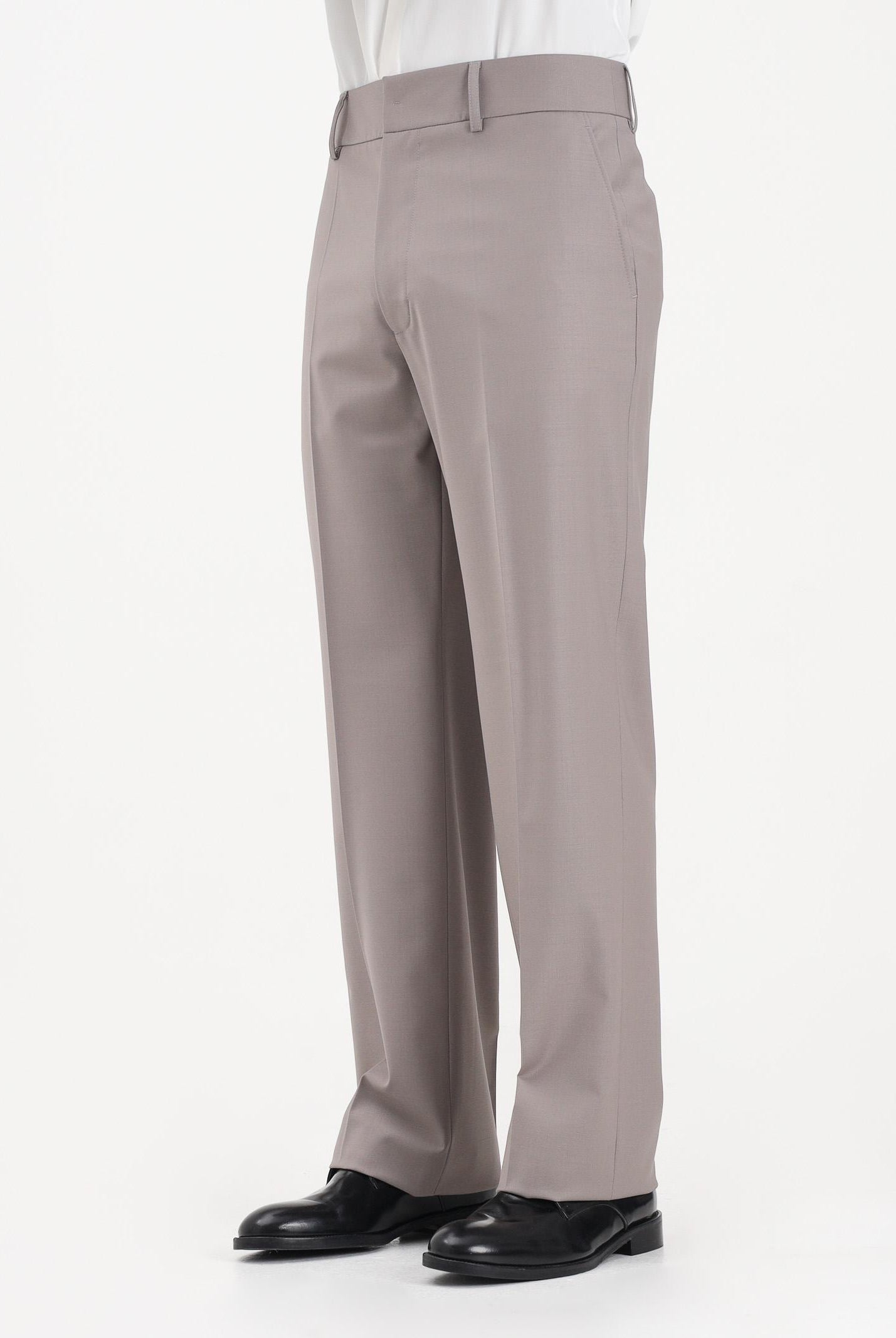 PATRIZIA PEPE Pantalone elegante (IM)PERFECTION fango da uomo 5P507RA1WK S184 PATRIZIA PEPE