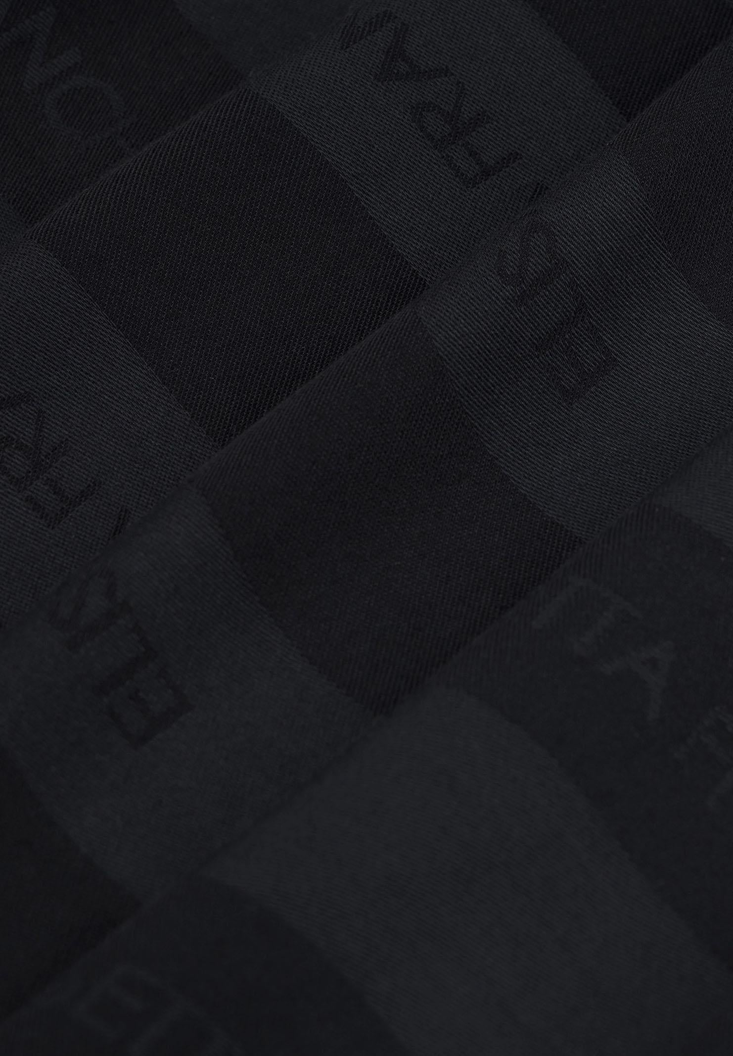 ELISABETTA FRANCHI Pashmina nera da donna con logo SC14F61E2 110 ELISABETTA FRANCHI