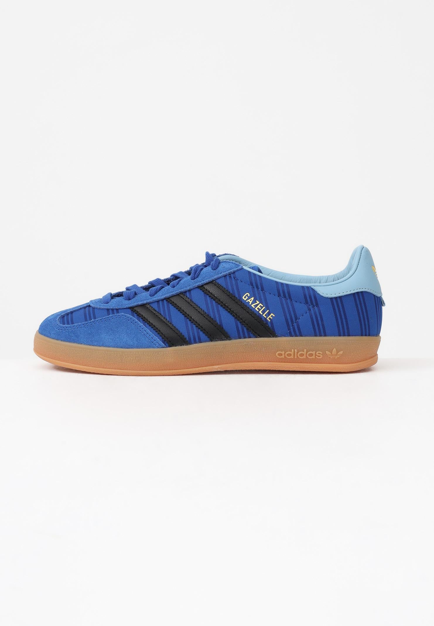 ADIDAS ORIGINALS Sneakers Gazelle Indoor Argentina blu e nere per uomo e donna IH9649 . ADIDAS ORIGINALS