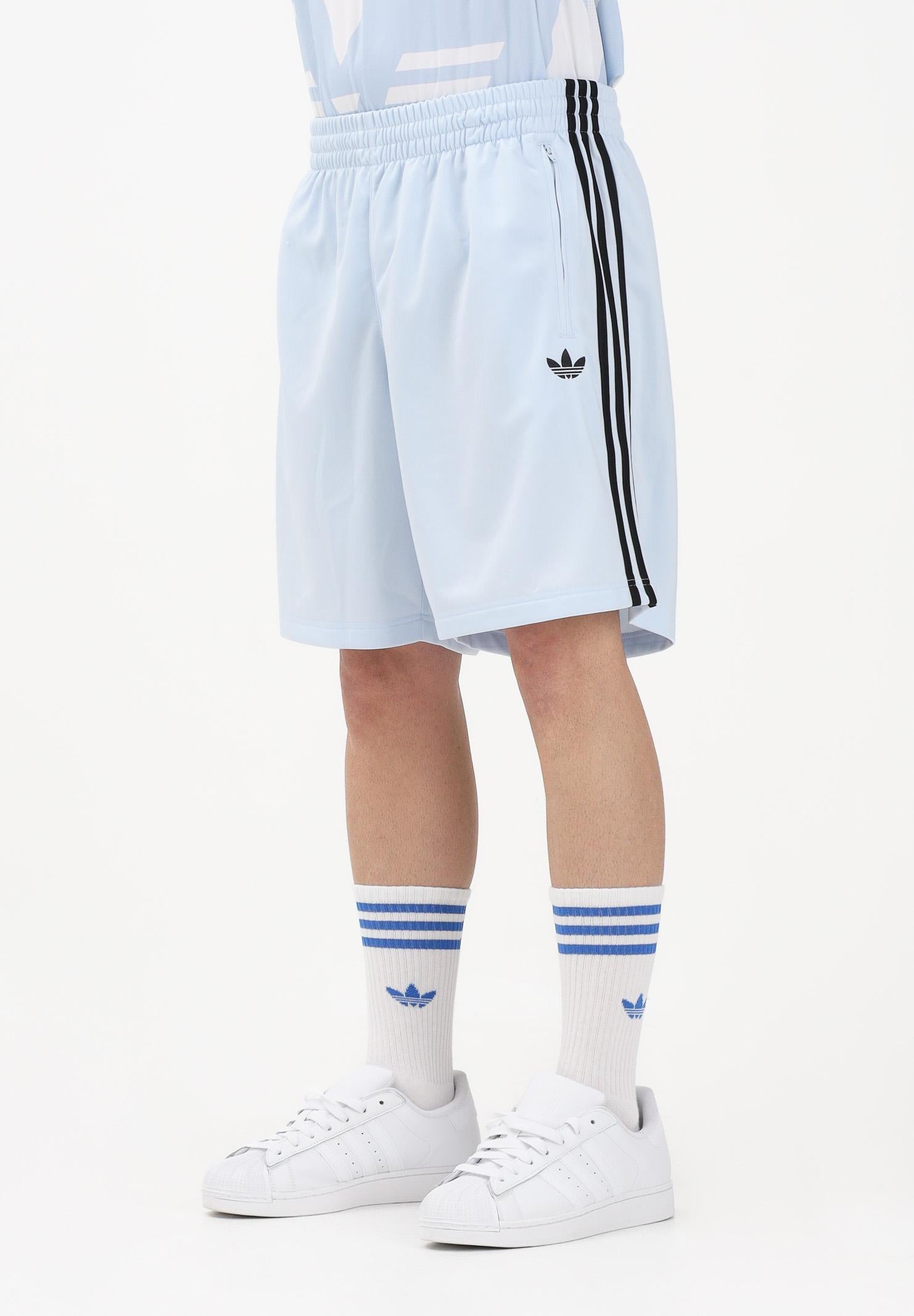 ADIDAS ORIGINALS Shorts sportivo FIREBIRD celeste da uomo KD0443 . ADIDAS ORIGINALS