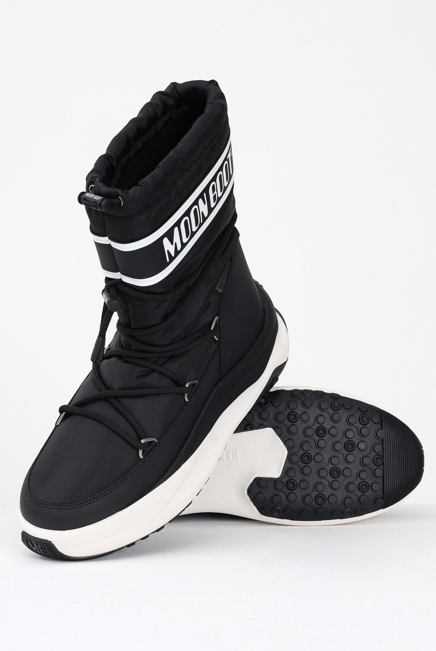 MOON BOOT Stivali da neve MOON247 POLAR neri da uomo 80D2490010 N001 MOON BOOT