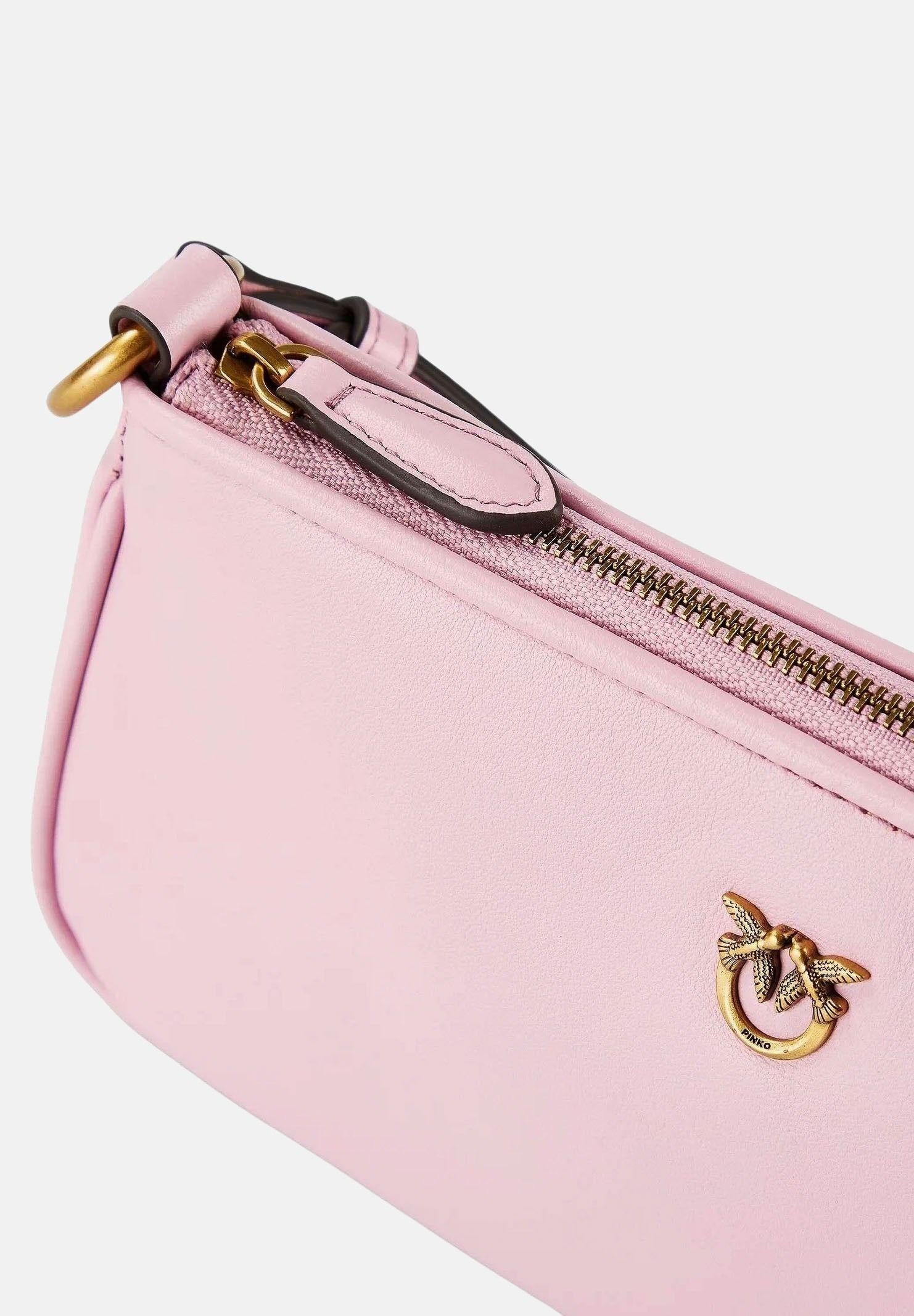 PINKO Borsa a spalla MINI HALF MOON BAGUETTE rosa da donna 105069A0QO P26Q PINKO