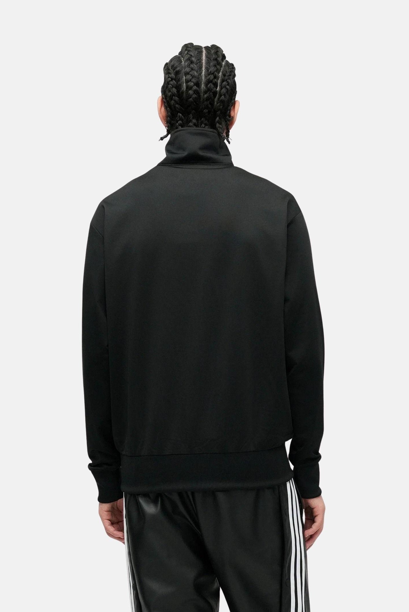 ADIDAS ORIGINALS Felpa con zip Firebird Adicolor Mesh nera da uomo KE0782 . ADIDAS ORIGINALS