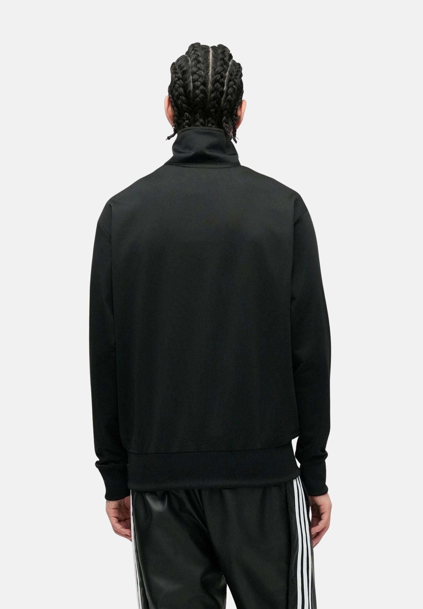 ADIDAS ORIGINALS Felpa con zip Firebird Adicolor Mesh nera da uomo KE0782 . ADIDAS ORIGINALS