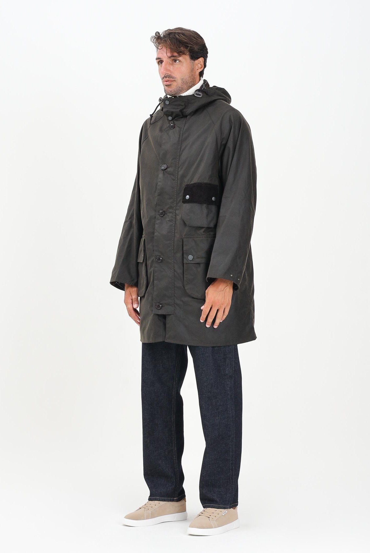 BARBOUR Parka Solway verde oliva da uomo 252MMWX2481 OL71 BARBOUR