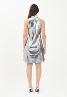 DIESEL Abito corto Dstrol argento per donna e ragazza J021750THAG K981C DIESEL