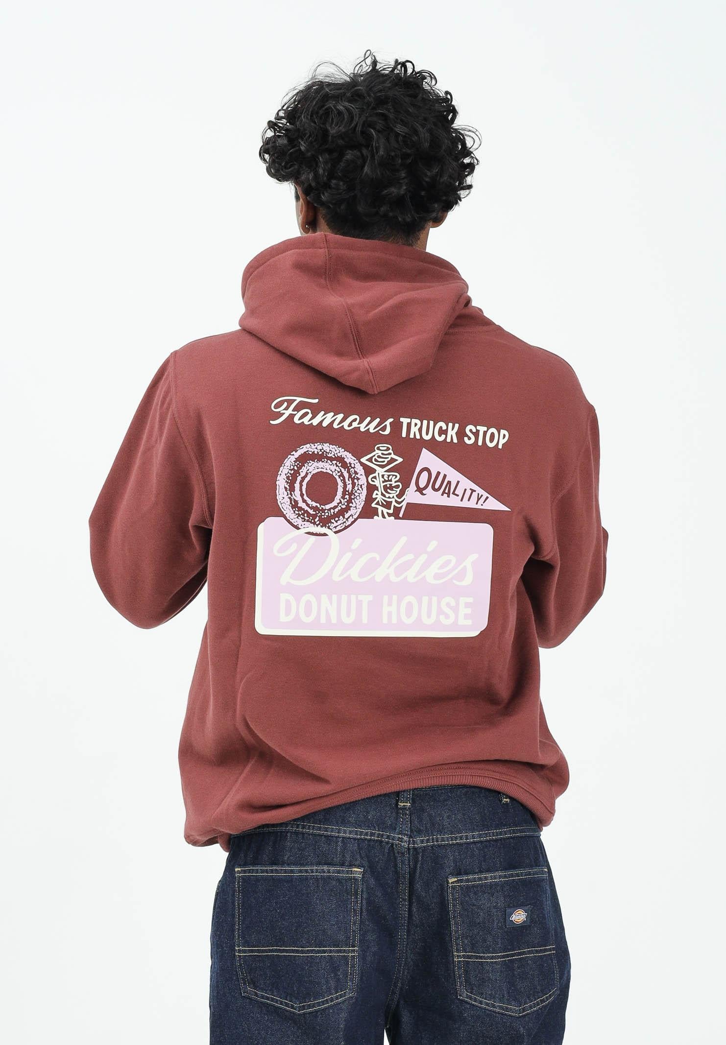 DICKIES Felpa con cappuccio Donut House bordeaux da uomo DK0A88ATL161 DIckies
