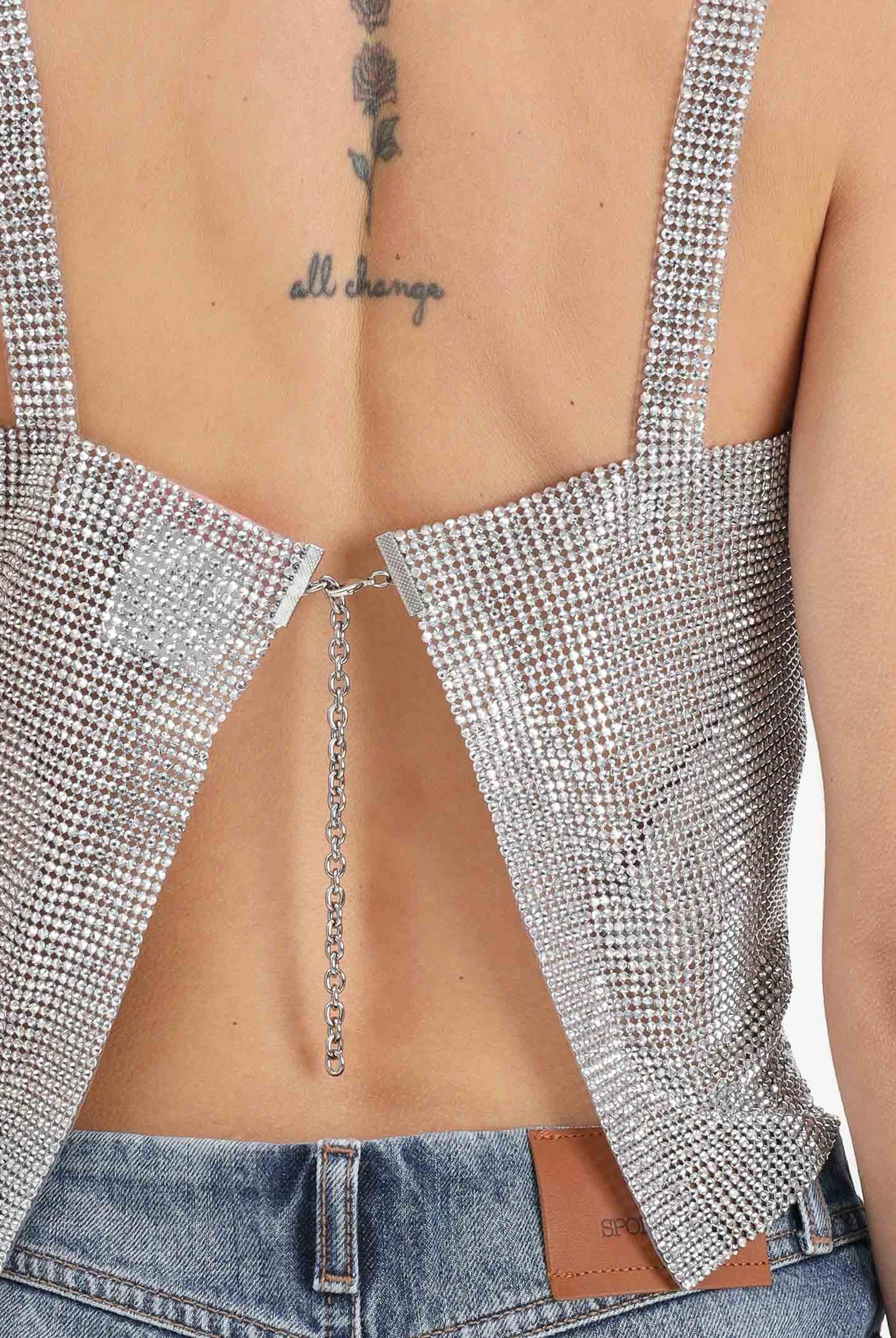 TWENTY FOURHAITCH Top elegante New Cetus argento da donna A0121ARG62P AR TWENTY FOURHAITCH