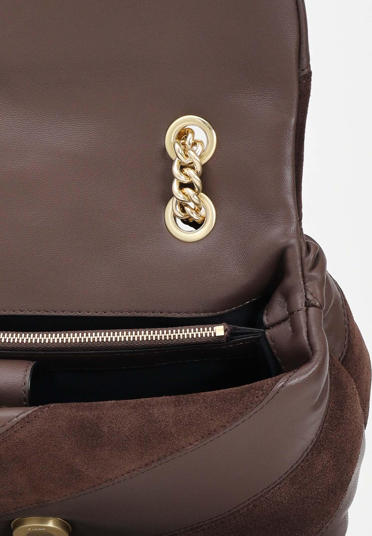 PINKO Borsa a tracolla Classic Love Bag Puff marrone da donna 100038A2JY L74V PINKO